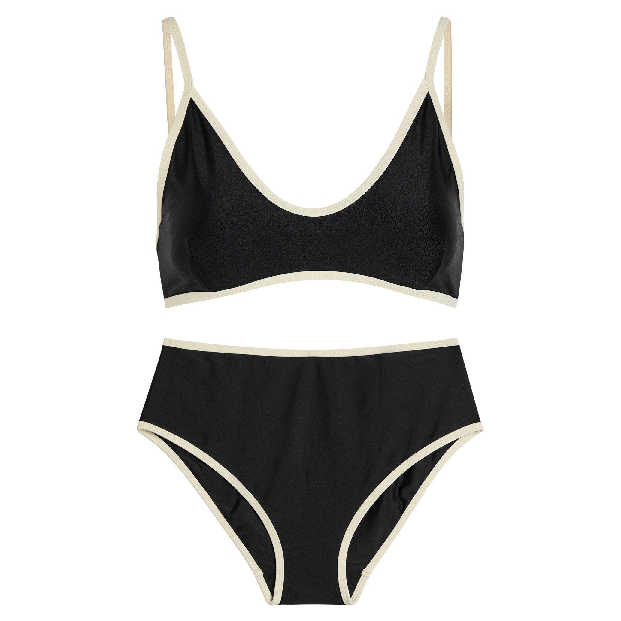 BLACK AND OTHER - Solaqua - B SWIM III HW BRIEF BIKIN