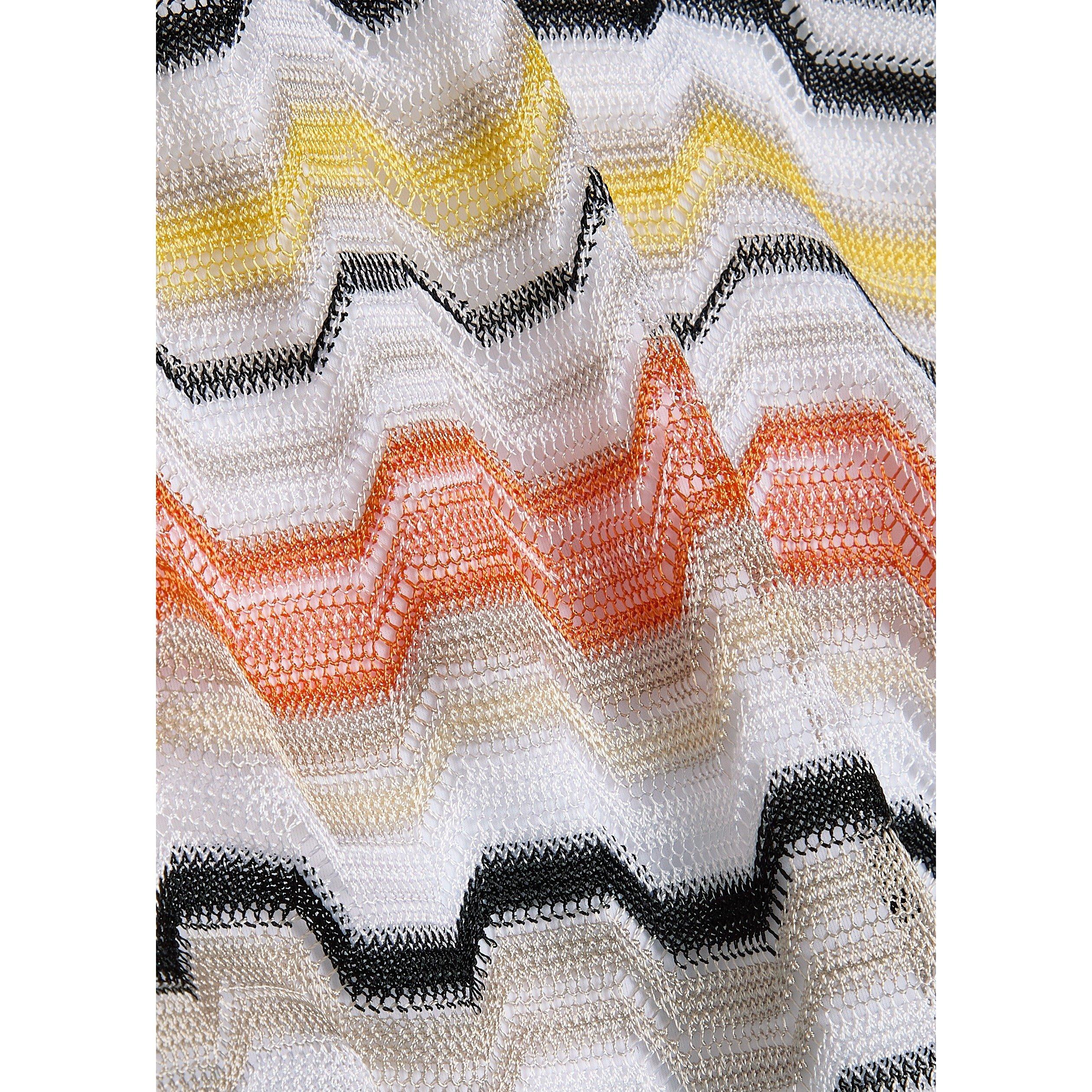 MULTICOLOURED - Missoni - Women's V-Neck One-Piece Swimsuit - 4