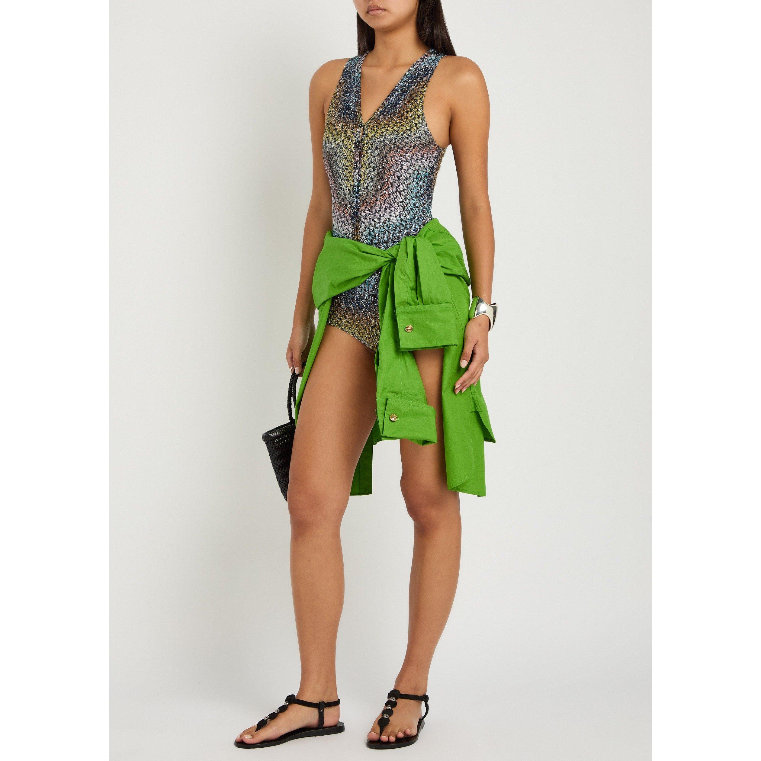 MULTICOLOURED - Missoni - ONE-PIECE W PLUNGING NECKLINE - 5