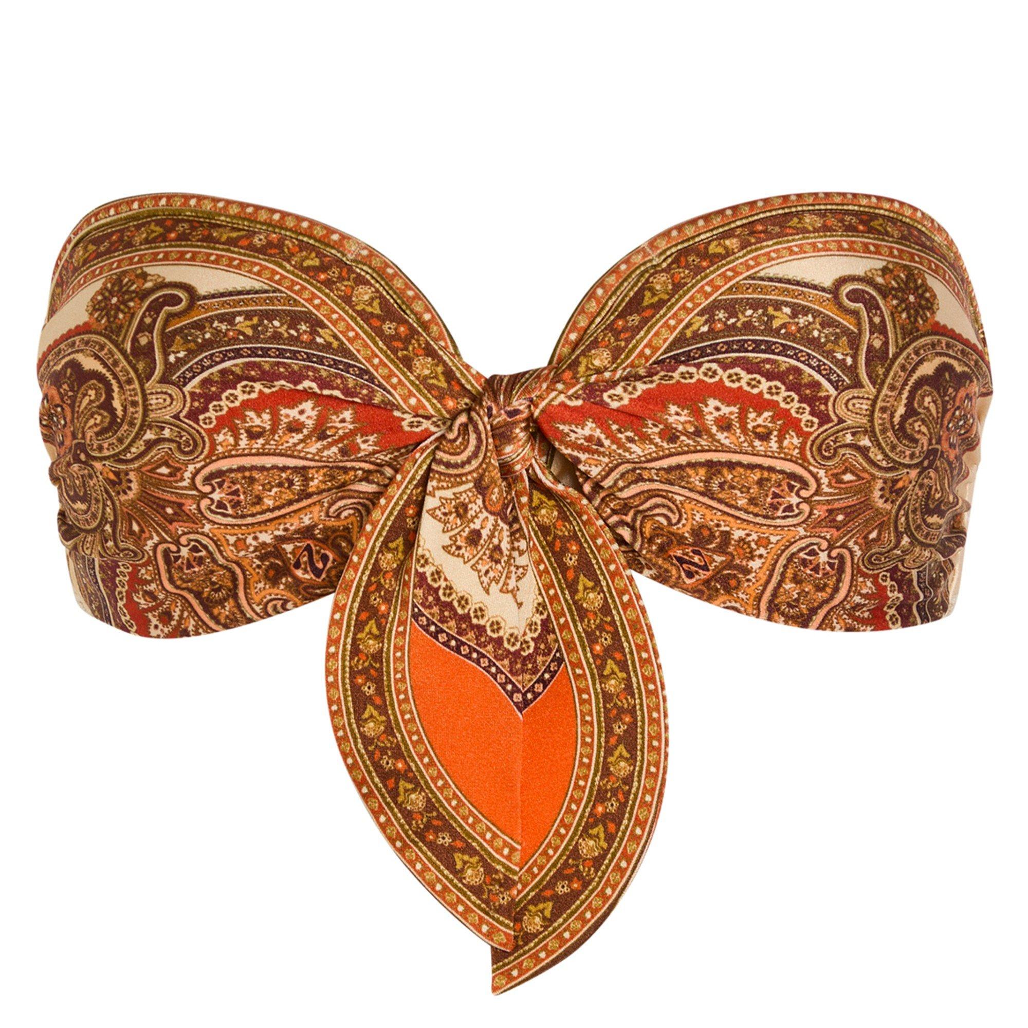 ORANGE AND OTHE - Zimmermann - Mahon Scarf Tie Bikini Top - 1