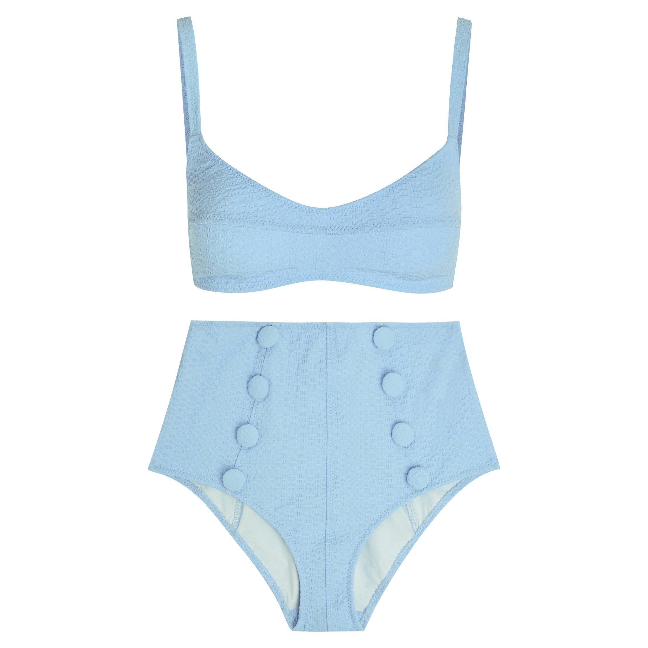 LIGHT BLUE - Lisa Marie Fernandez - B BALCONETTE HIGH-WAIST B