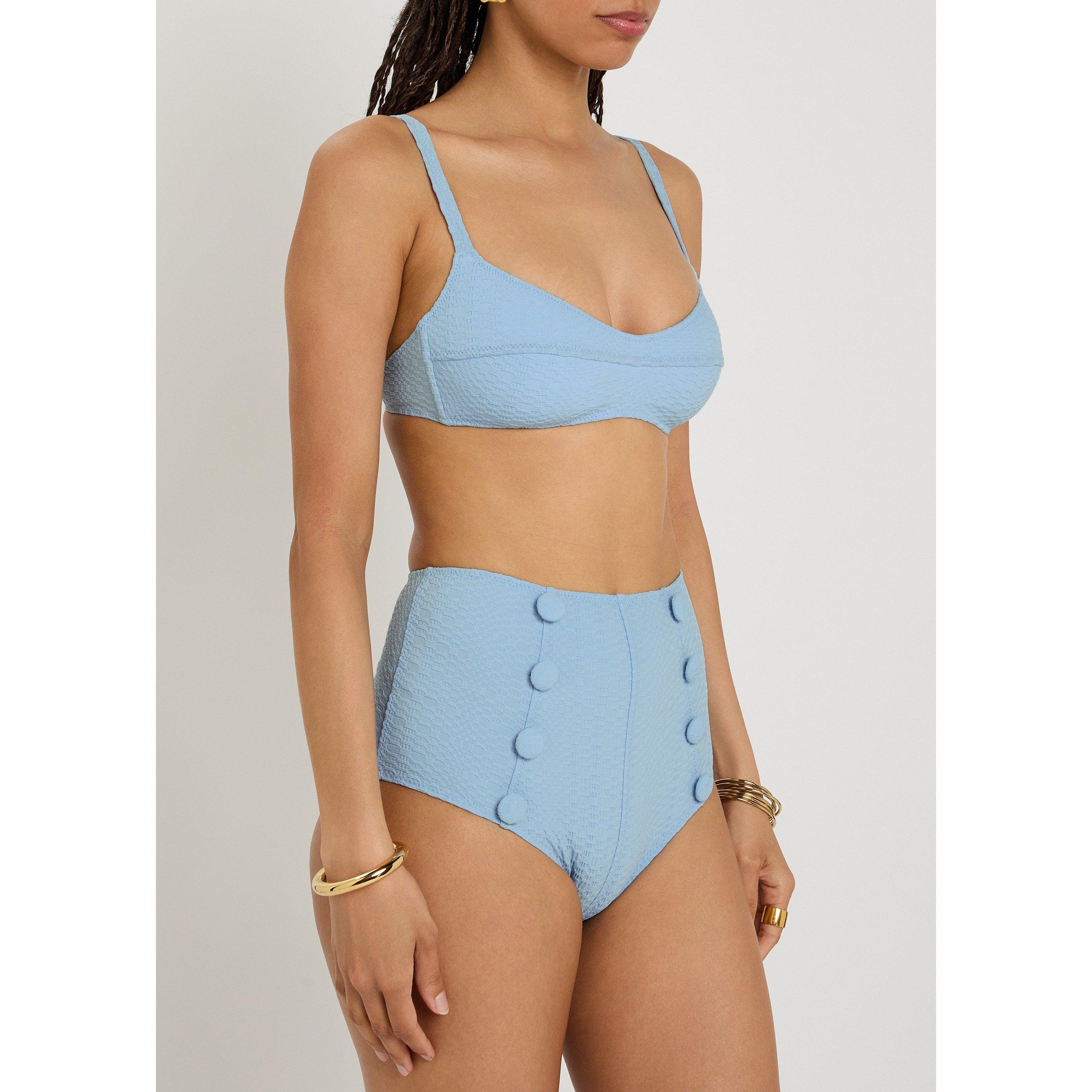LIGHT BLUE - Lisa Marie Fernandez - B BALCONETTE HIGH-WAIST BIKINI - 2