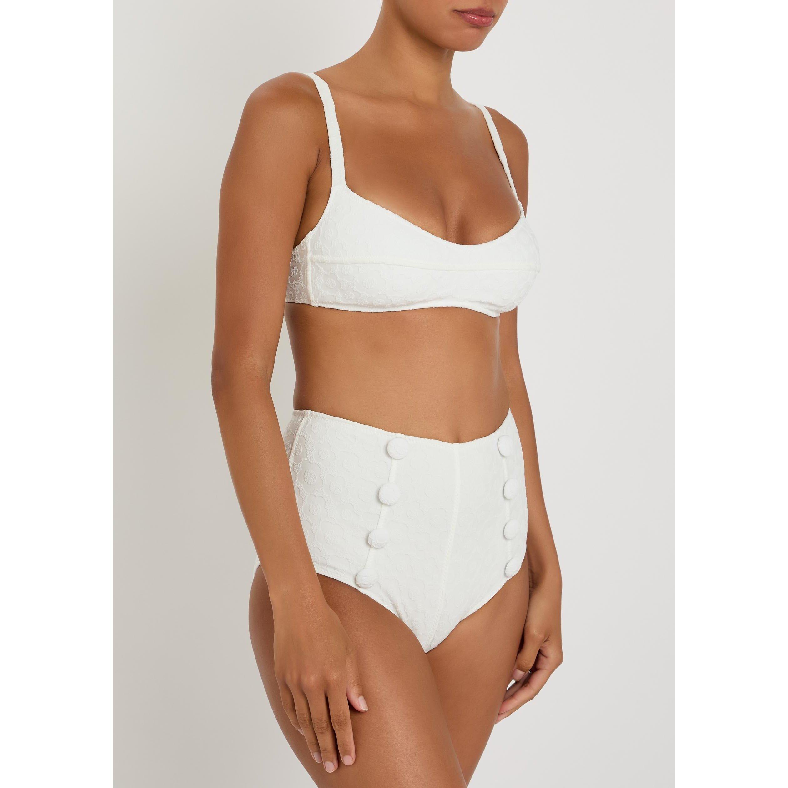 WHITE - Lisa Marie Fernandez - B BALCONETTE HIGH-WAIST BIKINI - 2
