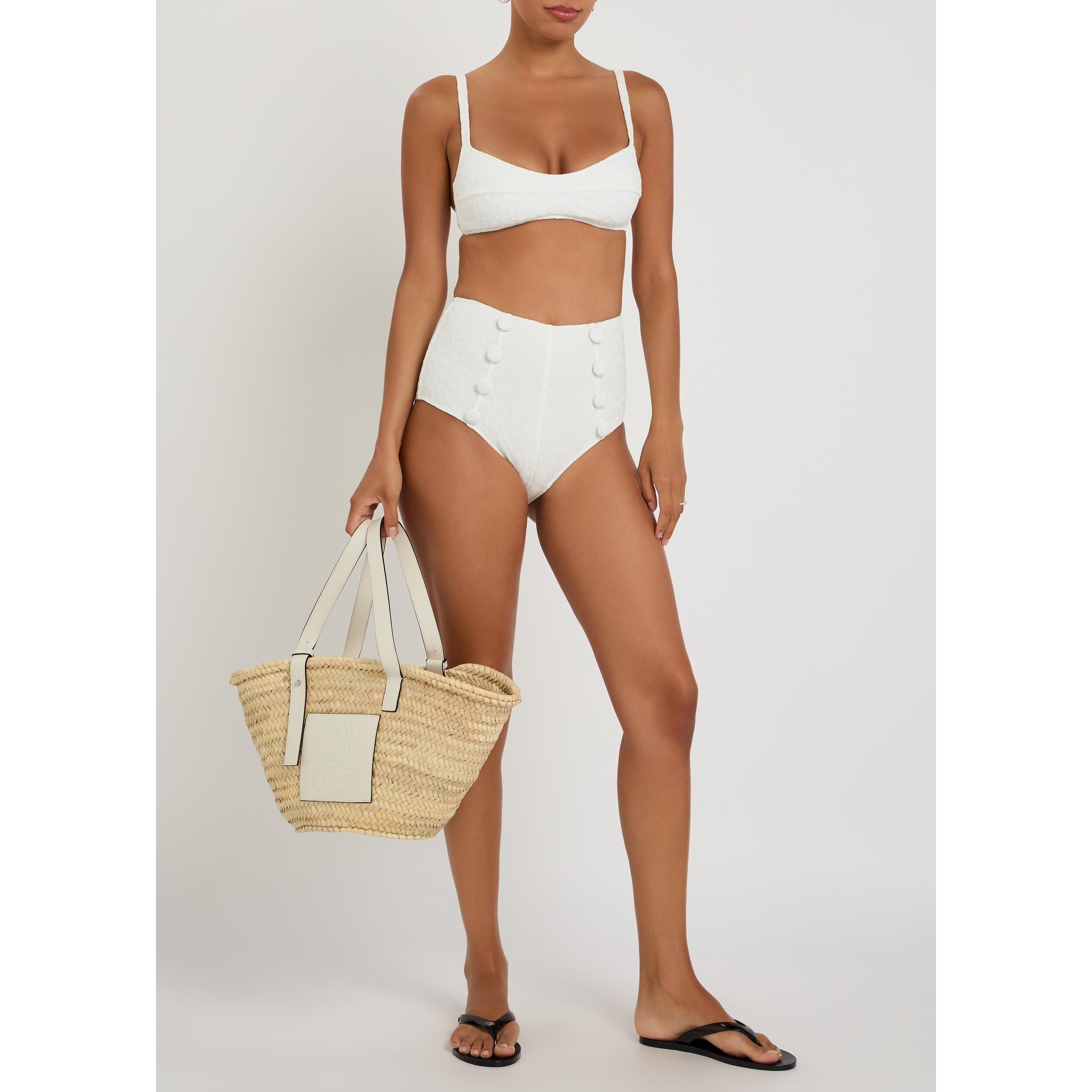 WHITE - Lisa Marie Fernandez - B BALCONETTE HIGH-WAIST BIKINI - 5