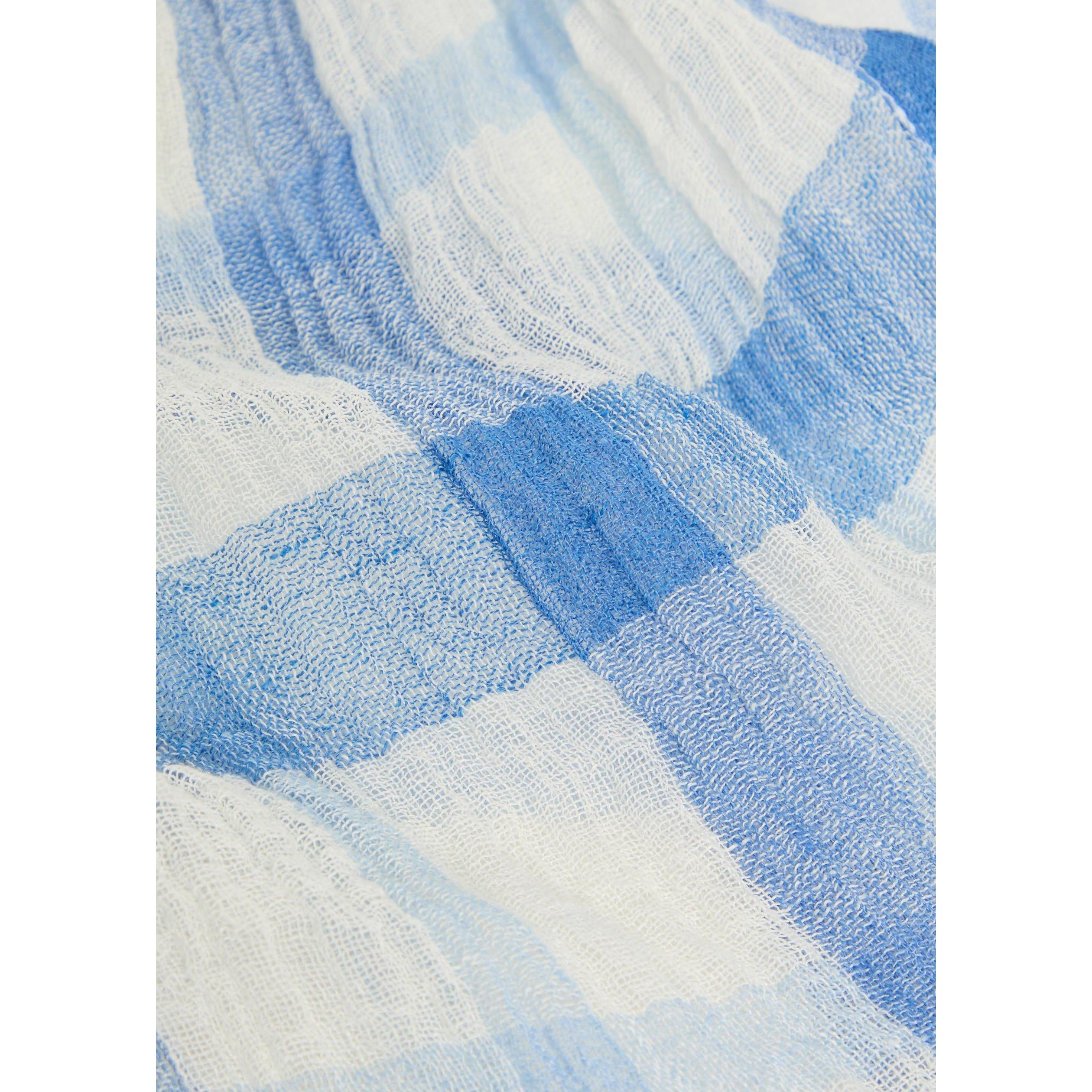 BLUE AND WHITE - Lisa Marie Fernandez - LS SARONG LONG SKIRT - 4