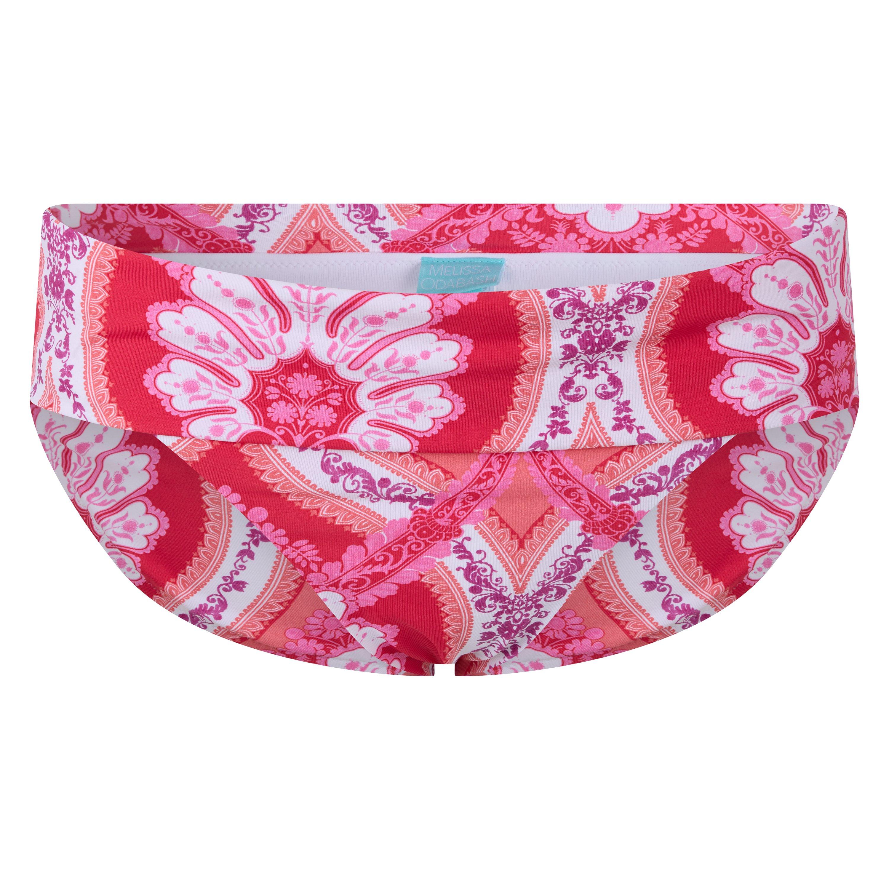 PINK AND OTHER - Melissa Odabash - Women's Brussels Printed Hipster Bikini Brief - 1
