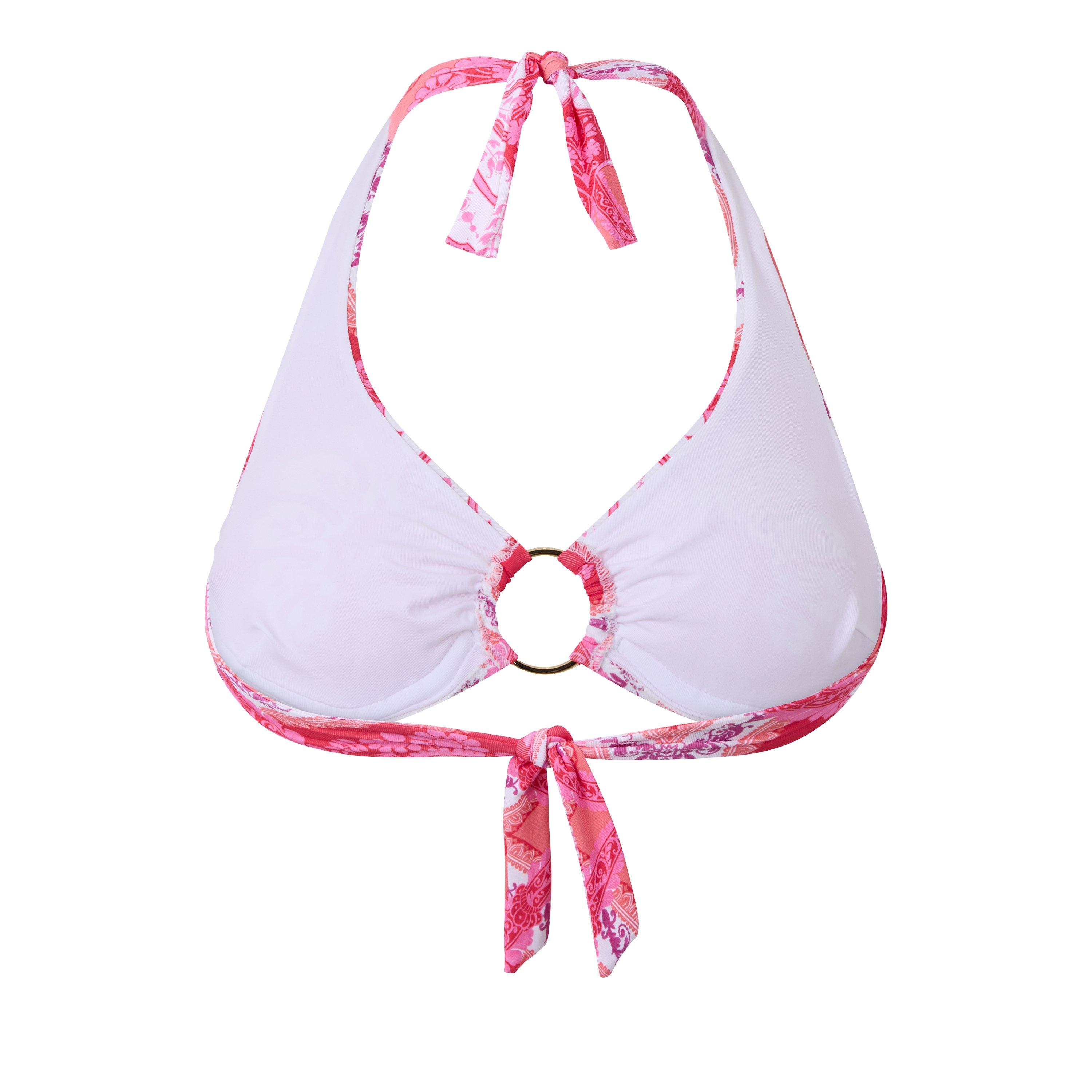 PINK AND OTHER - Melissa Odabash - Women's Brussels Printed Ring Bikini Top - 2