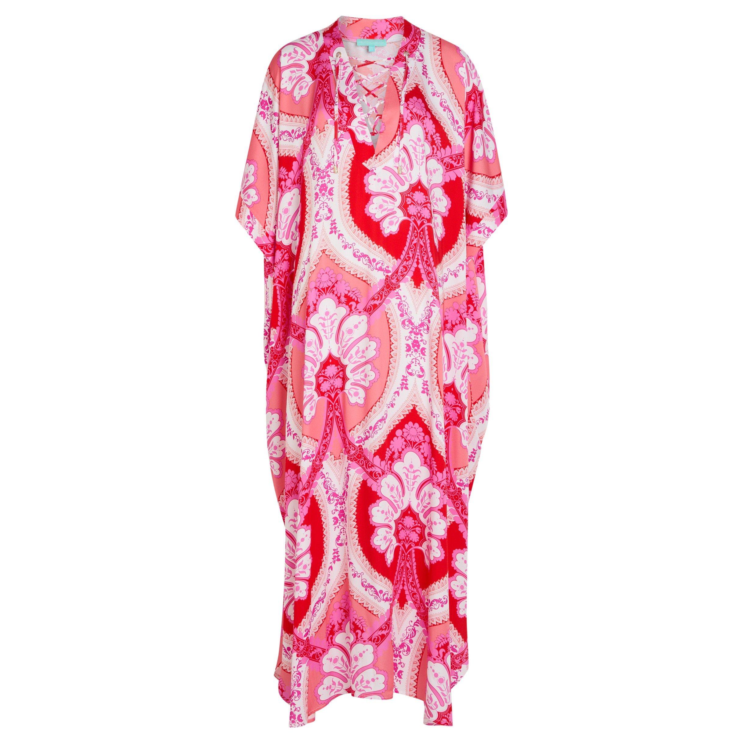 PINK AND OTHER - Melissa Odabash - LD CARLOTTA PRINTED LG DRESS