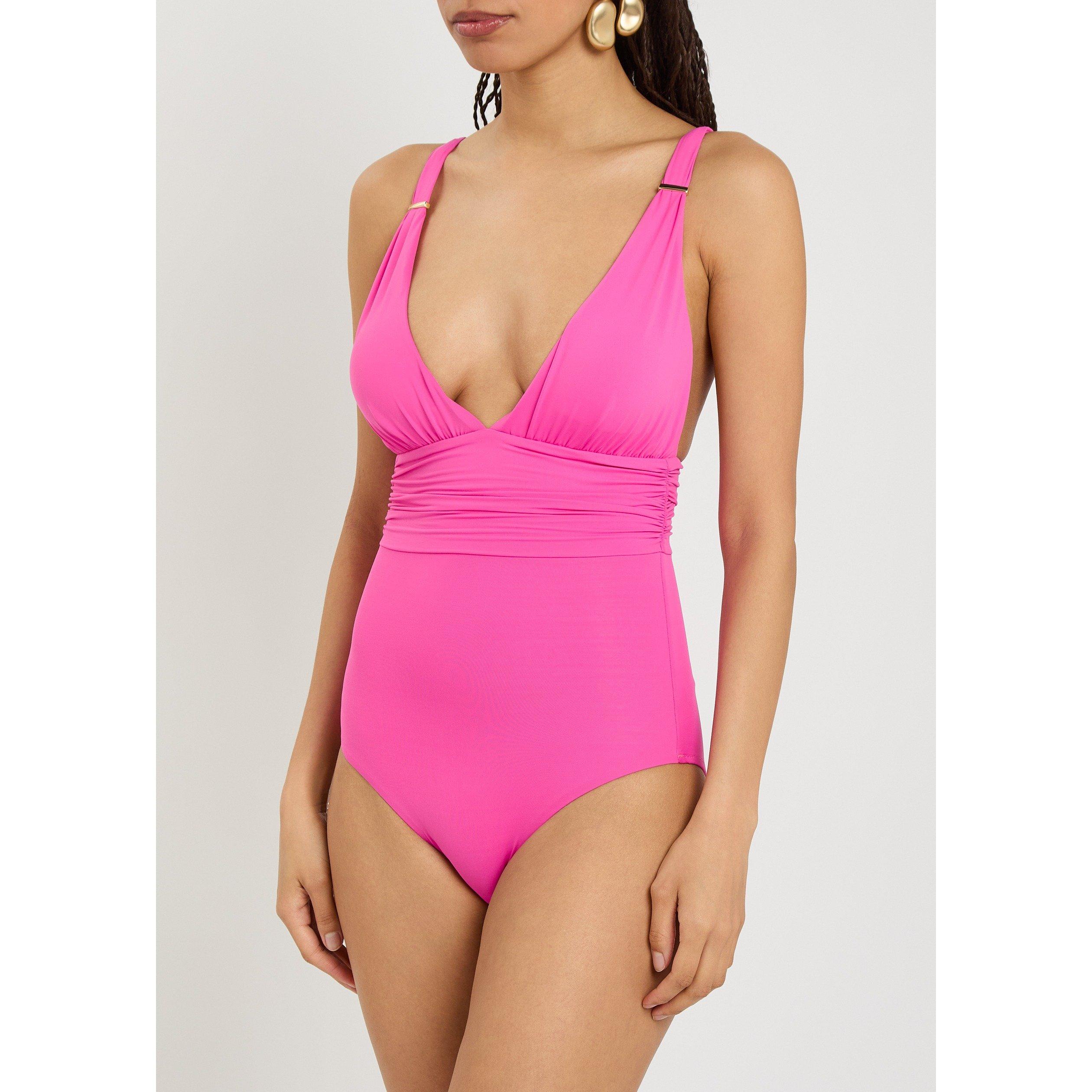 PINK - Melissa Odabash - Women's Panarea Plunge Swimsuit - 2