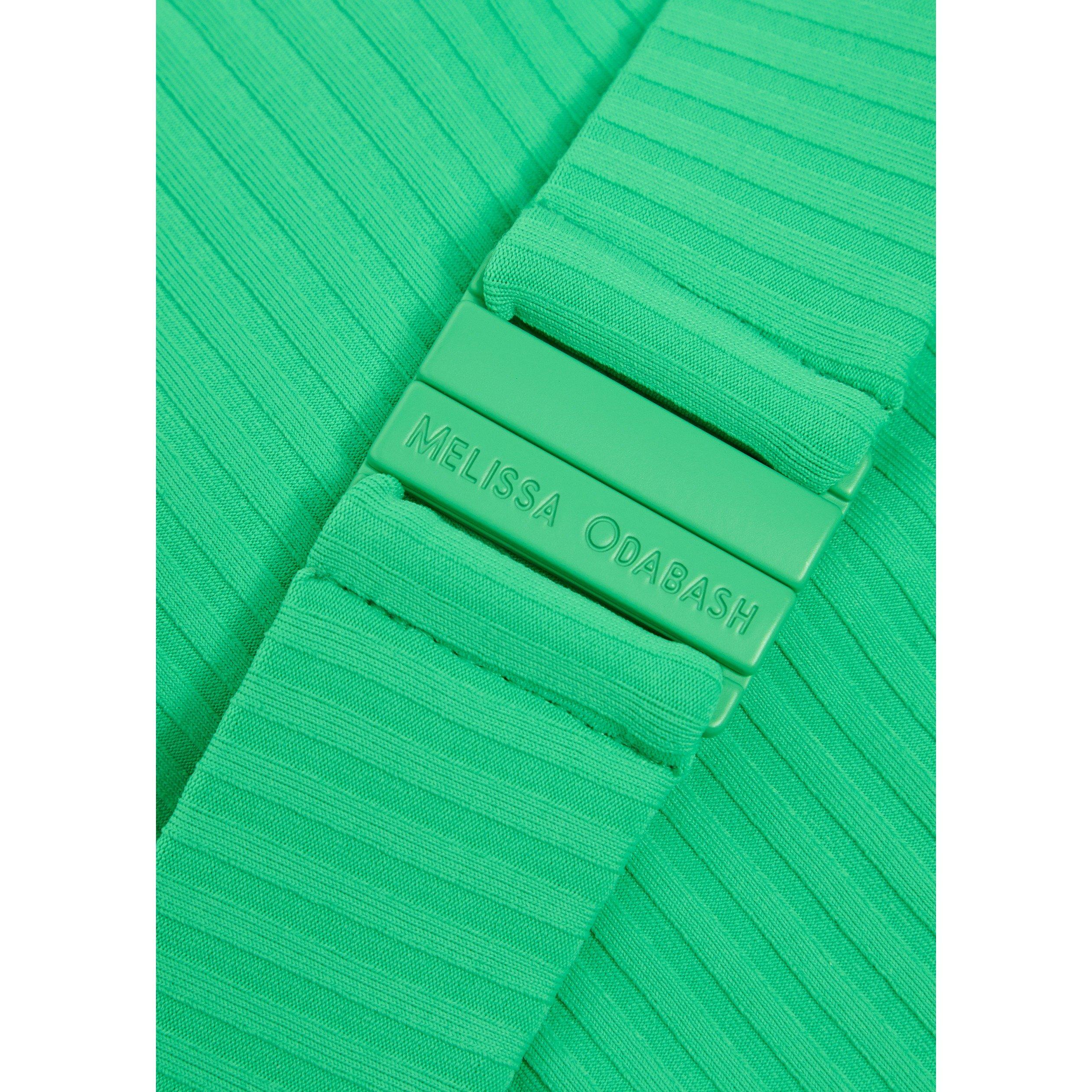 GREEN - Melissa Odabash - SS RIO BELT RIBBED SWIMSUIT - 4