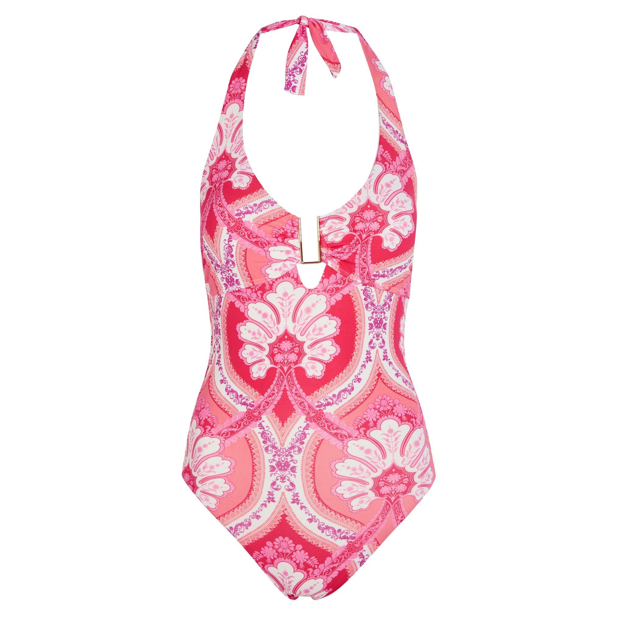 PINK AND OTHER - Melissa Odabash - Women's Tampa Printed One-Piece Swimsuit - 1