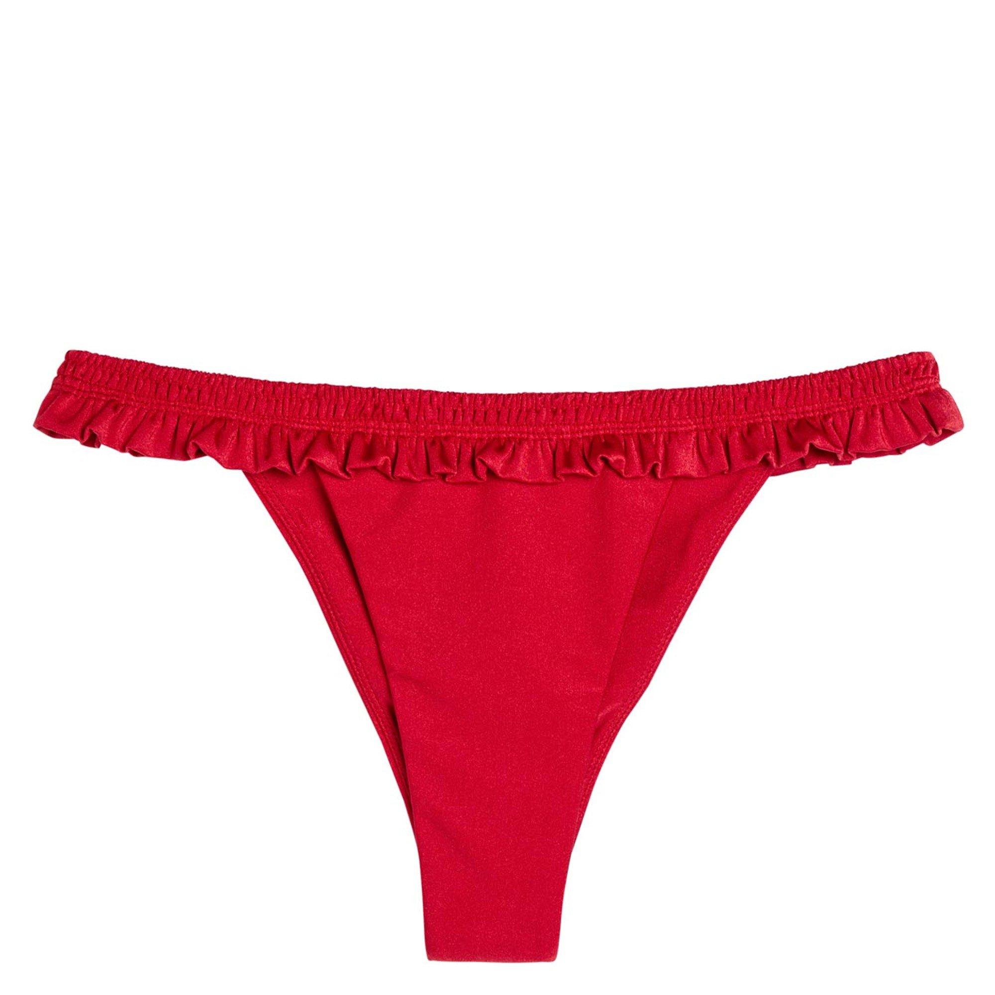 RED - Faithfull The Brand - ALMA BIKINI BOTTOM