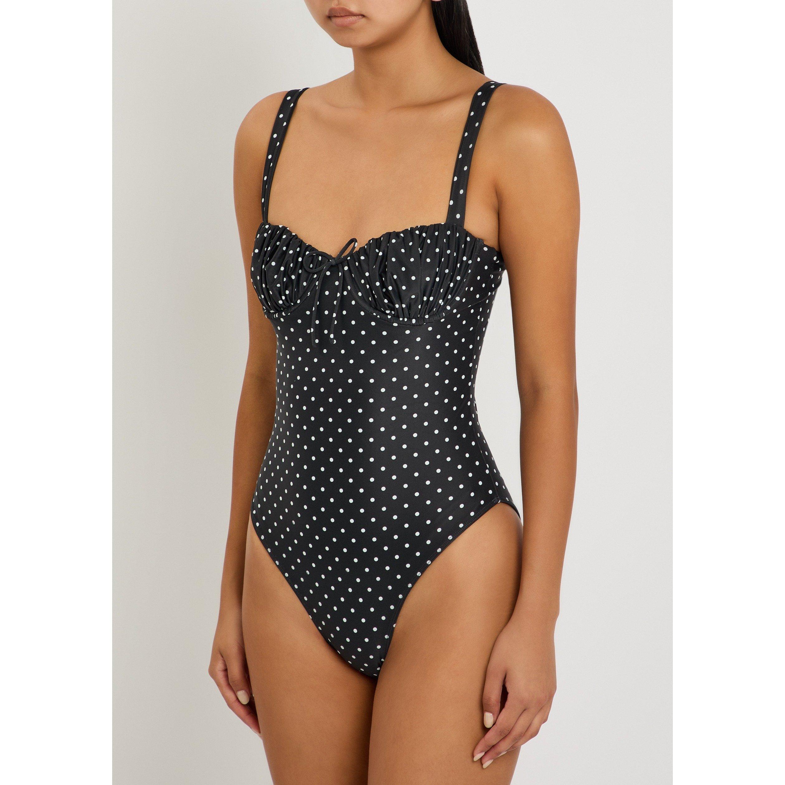 BLACK AND WHITE - Faithfull The Brand - Women's Dinard One-Piece Swimsuit - 2