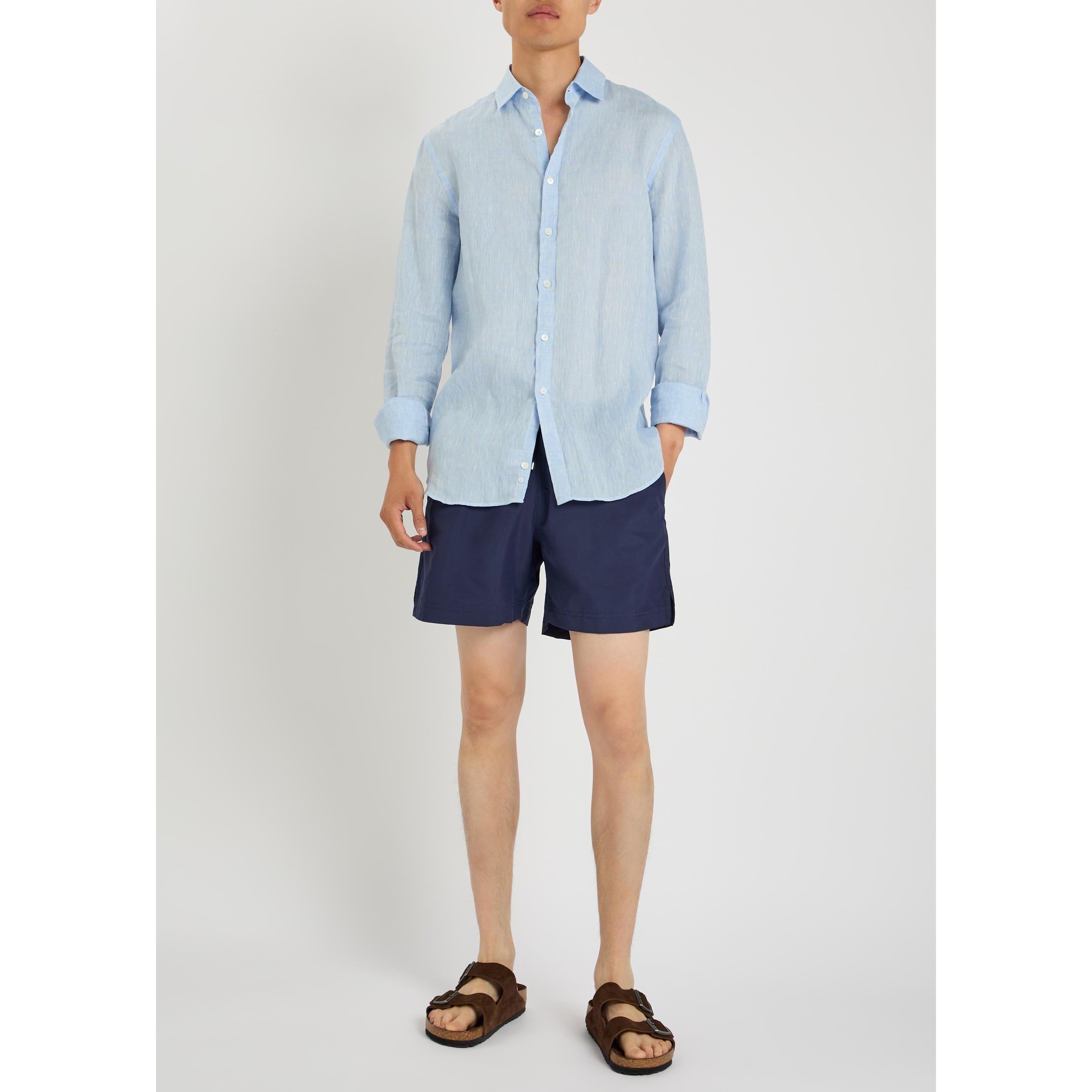 NAVY - Sunspel - Men's Swim Shorts - 5