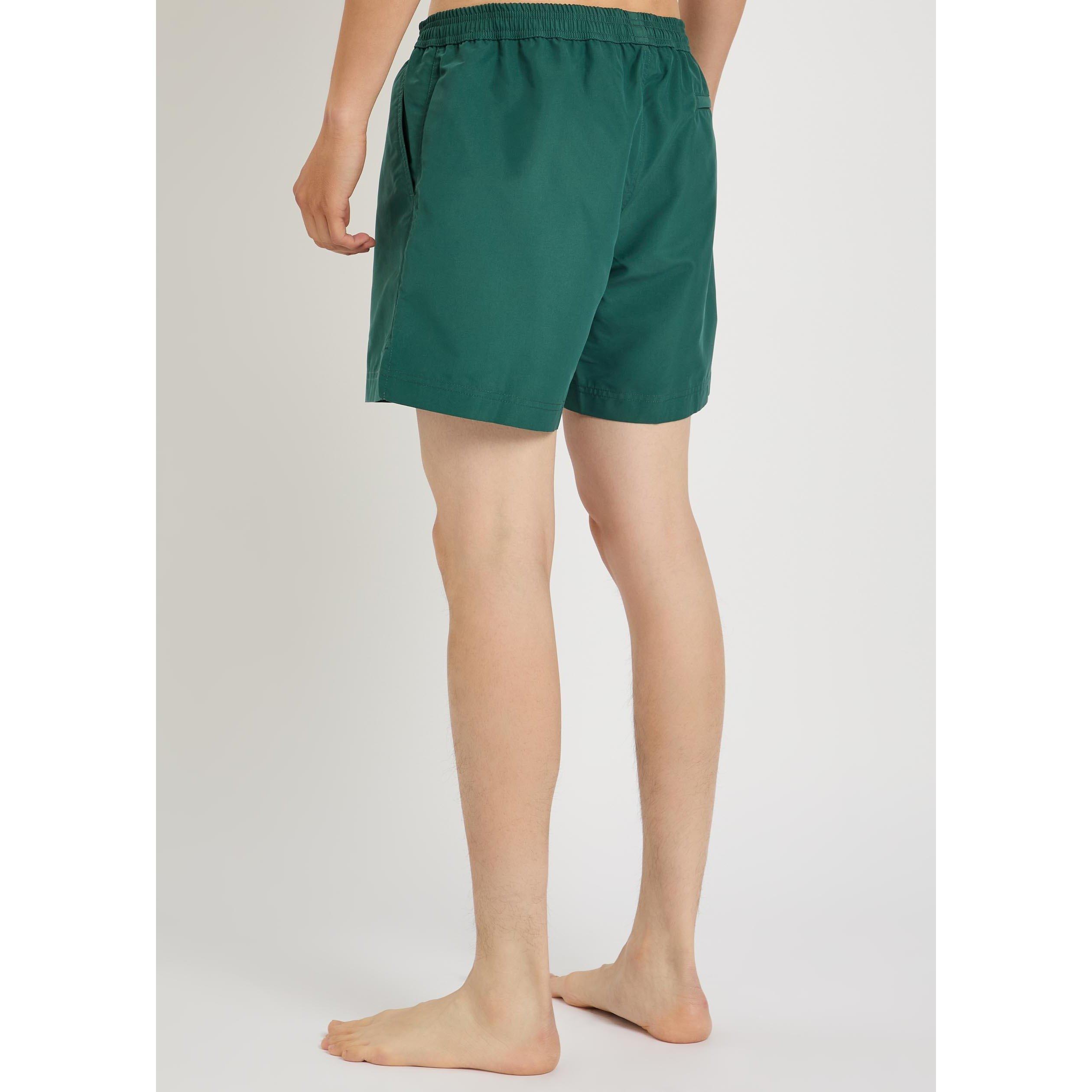 DARK GREEN - Sunspel - Men's Swim Shorts - 3
