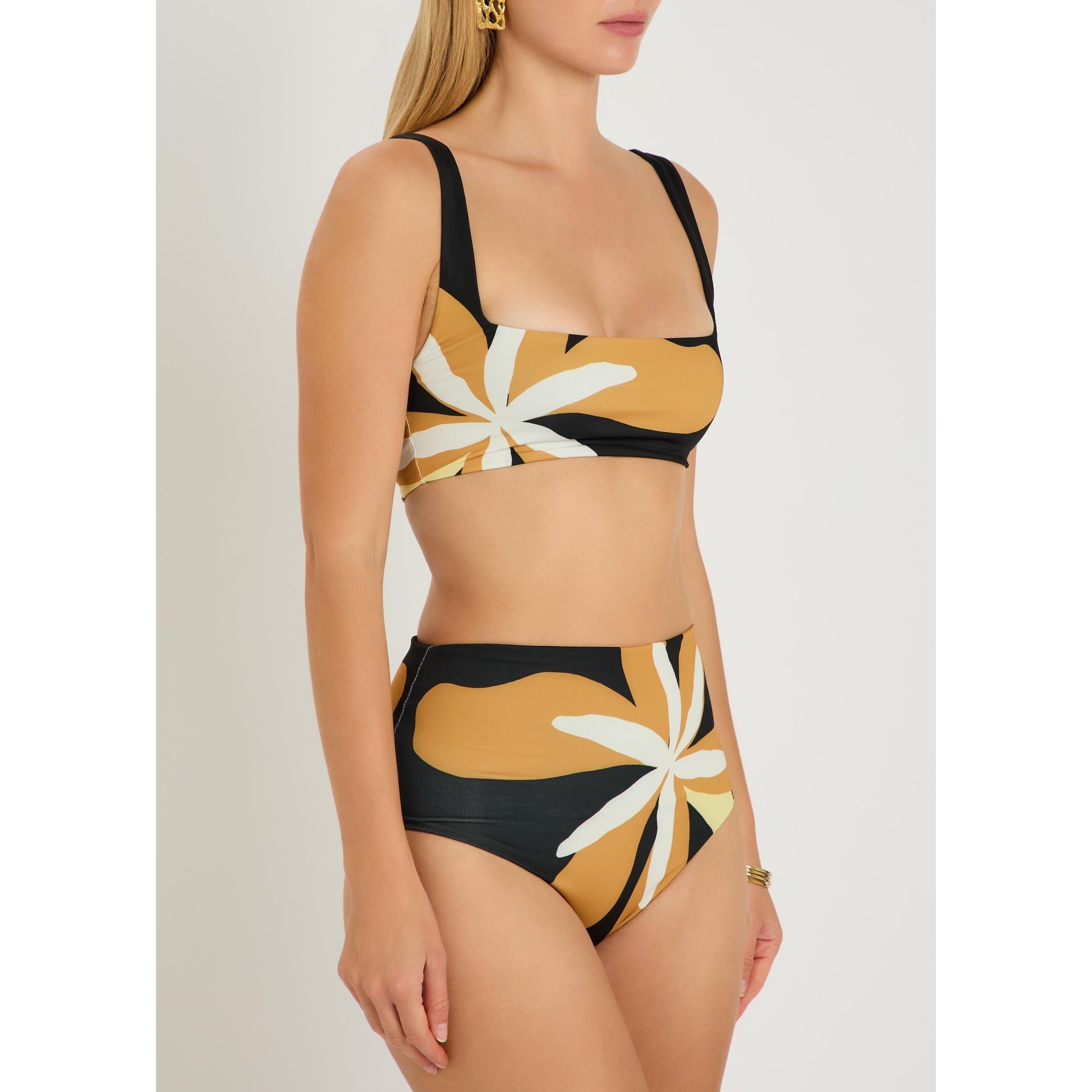 BLACK AND OTHER - Cala de la Cruz - S FRANCESCA FLOWER BIKNI TOP - 2