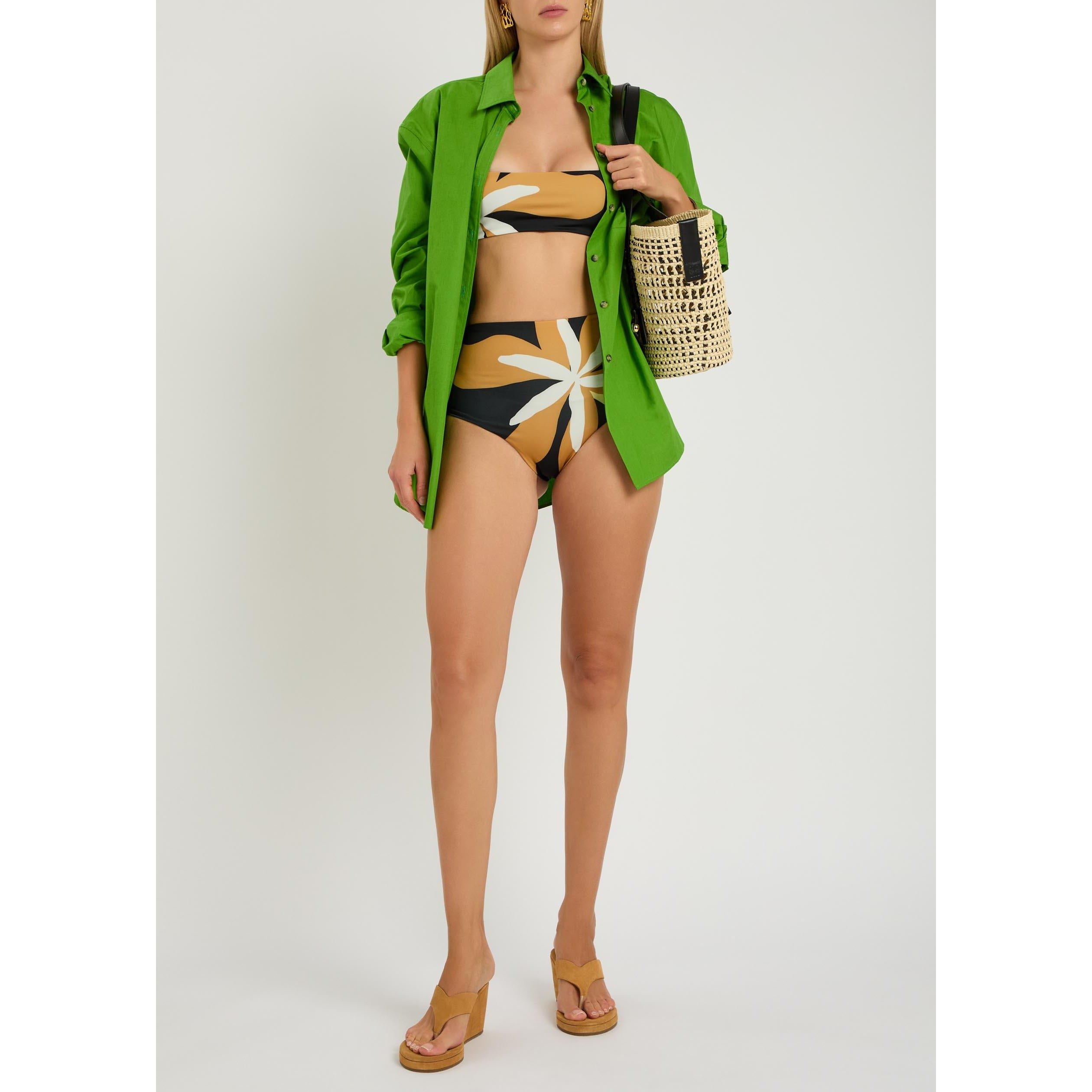 BLACK AND OTHER - Cala de la Cruz - S FRANCESCA FLOWER BIKNI TOP - 5