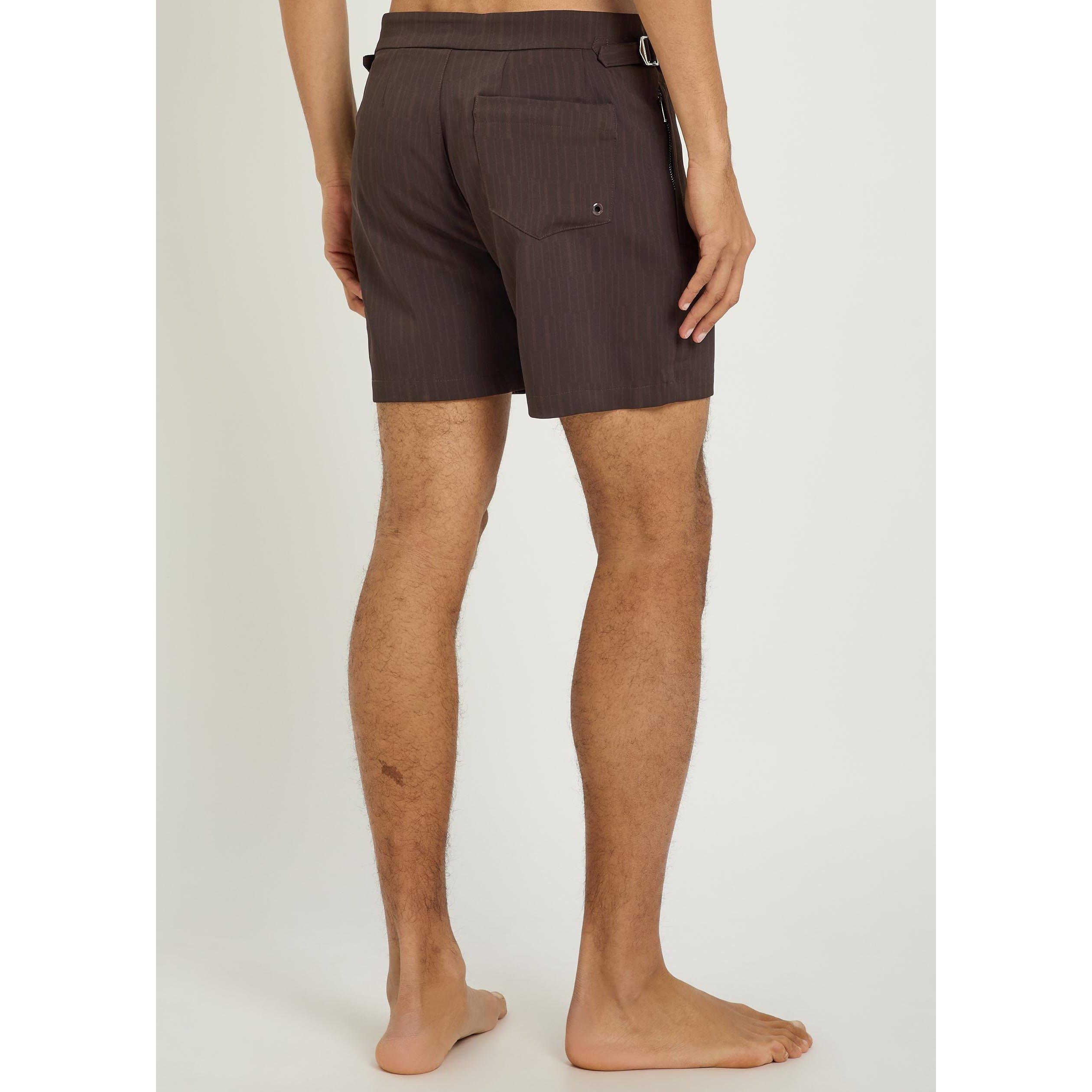BROWN - Raith - RAITH  BARCO SWIM SHORT - 3