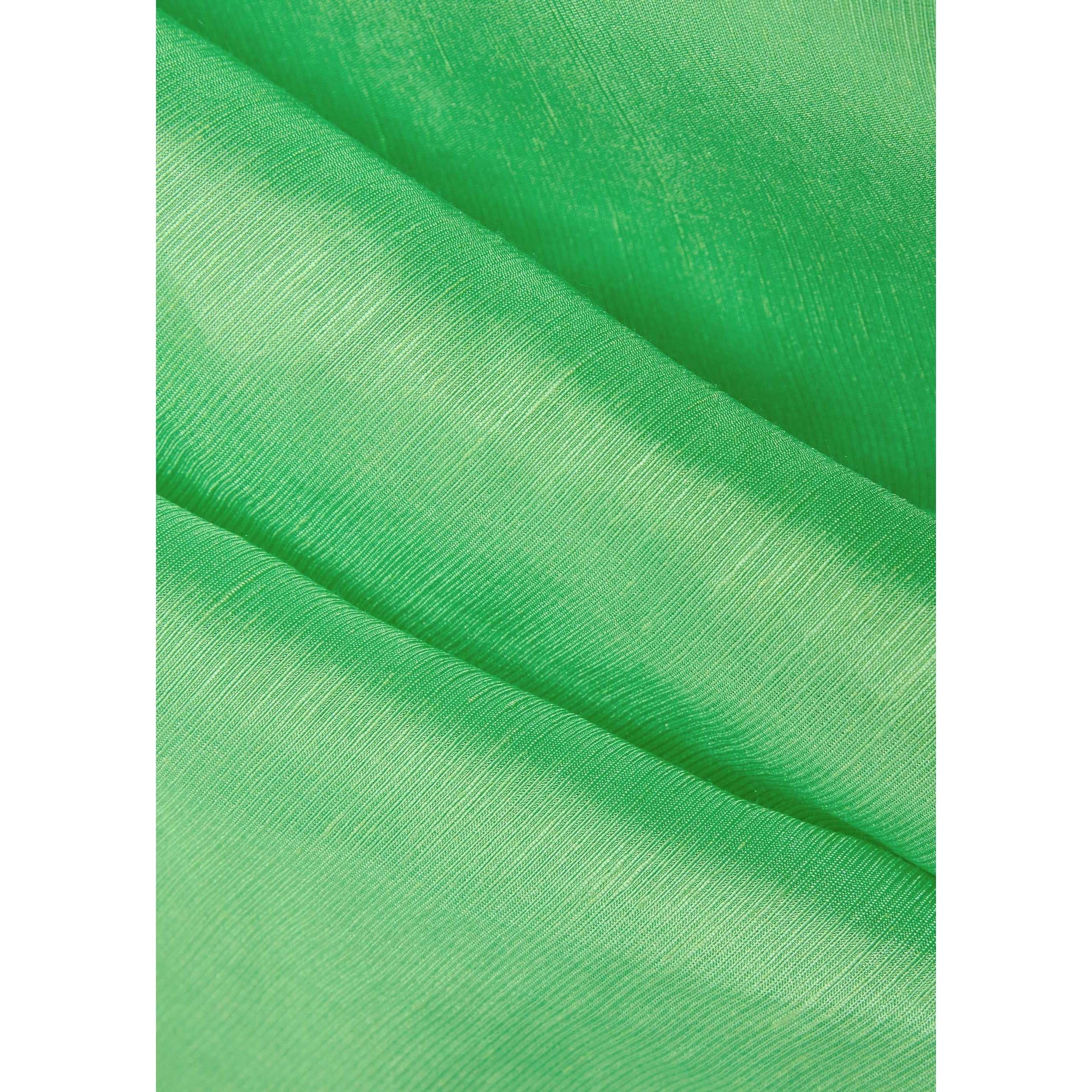 BRIGHT GREEN - Tory Burch - Women's Pleated Linen Kaftan - 4