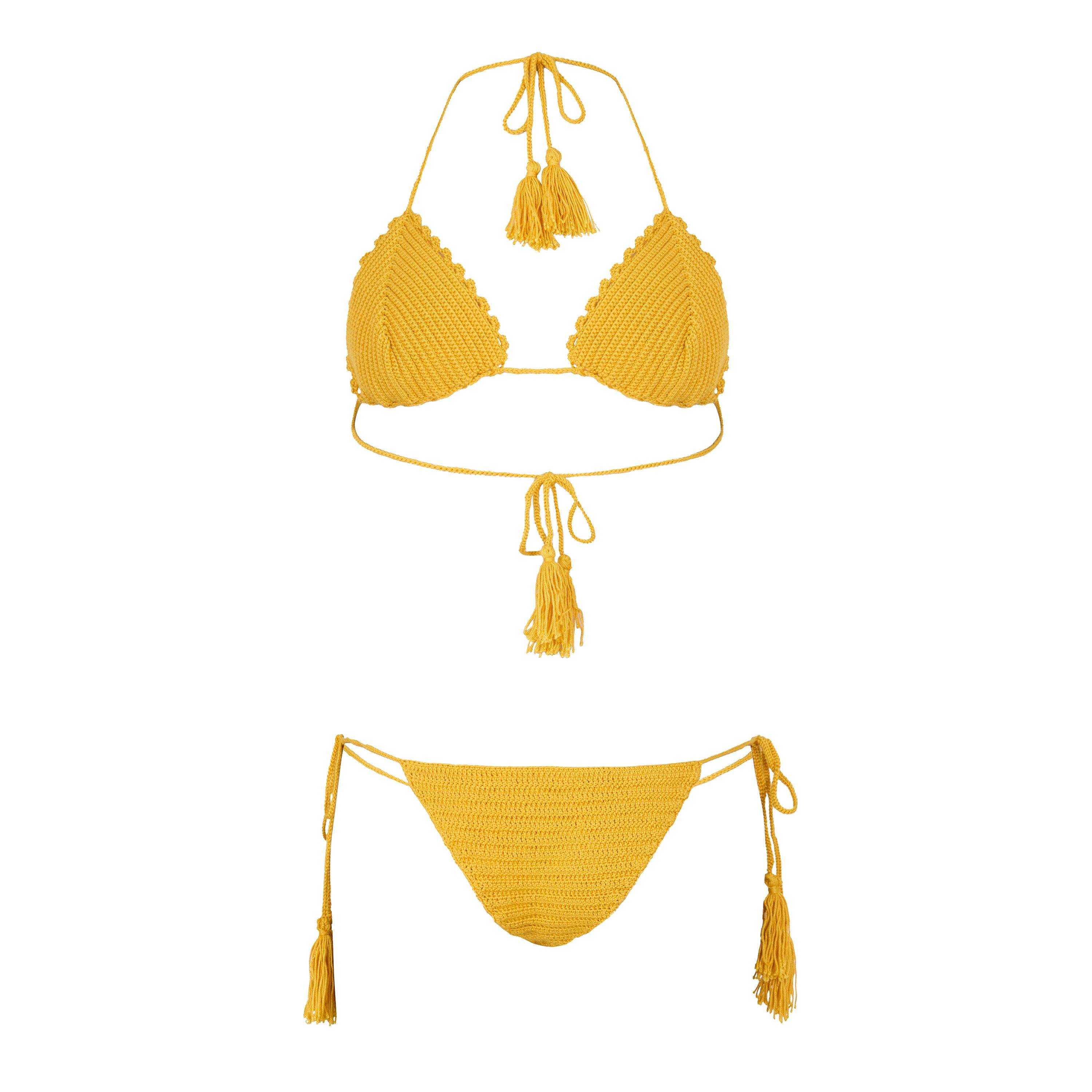 YELLOW - Spaghetti - Essential Bikini Set - 2