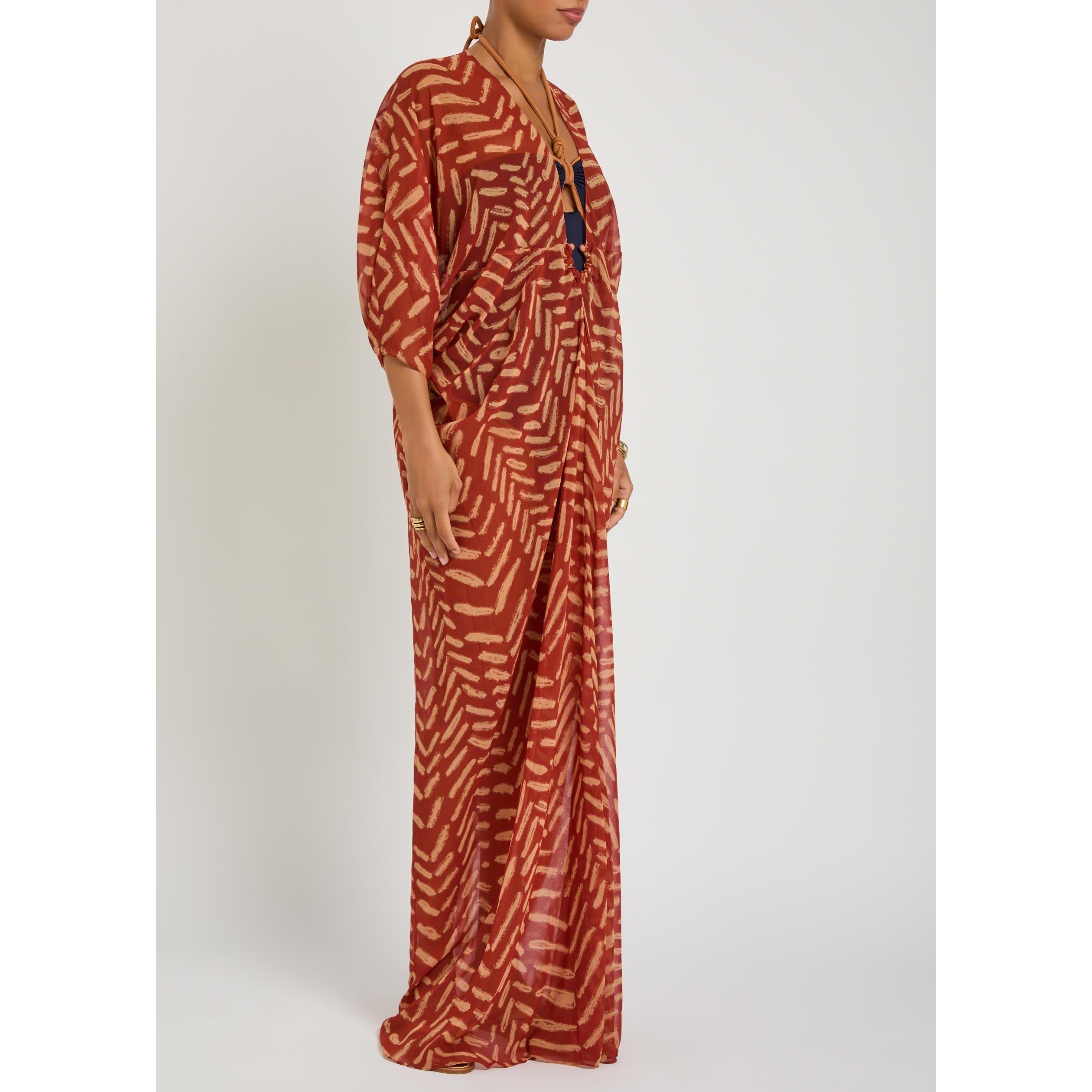RED AND OTHER - Johanna Ortiz - RED/NUDE SENSORY TAPESTRY TUNI - 2