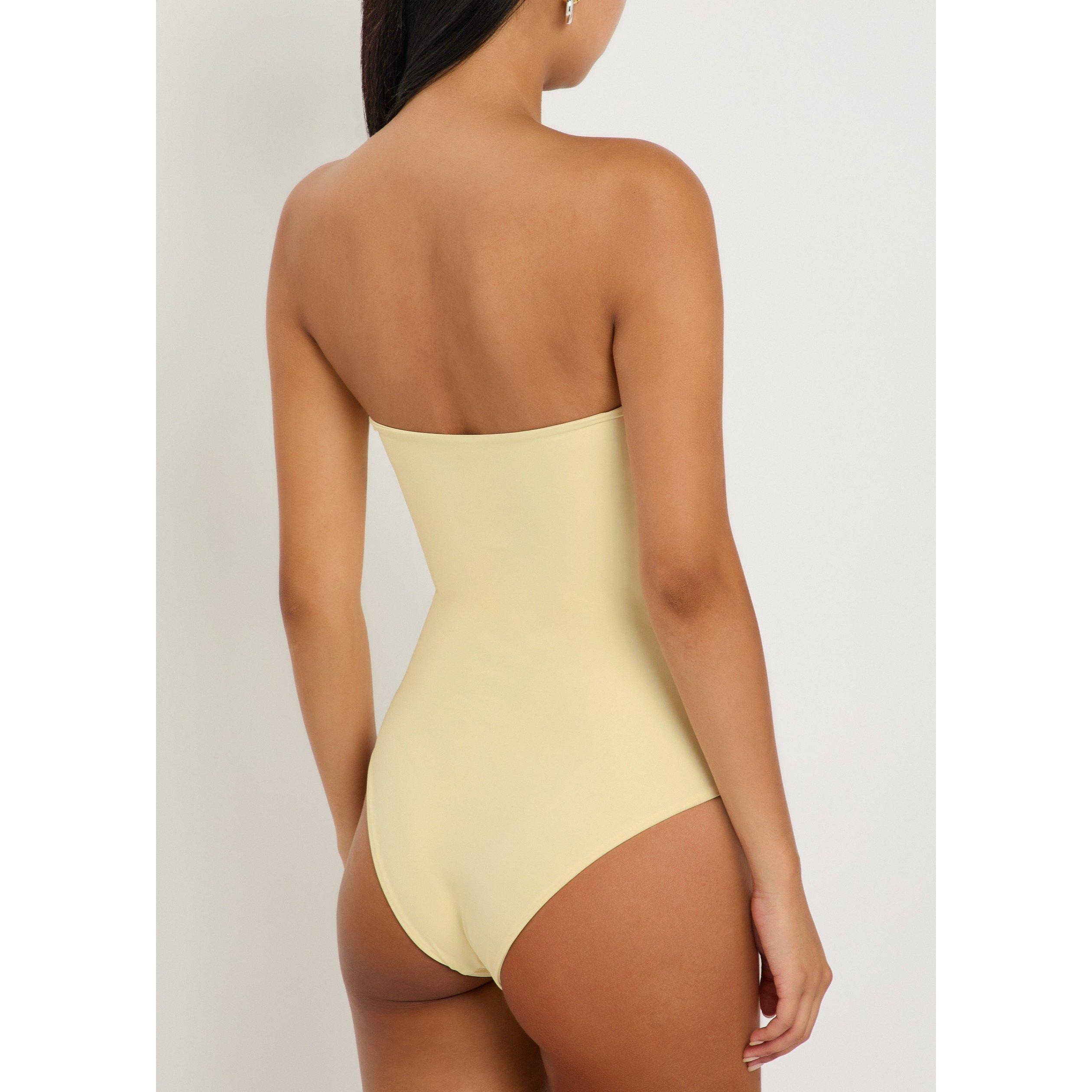 NATURAL - Johanna Ortiz - ECRU PALM TEXTURE ONEPIECE - 3