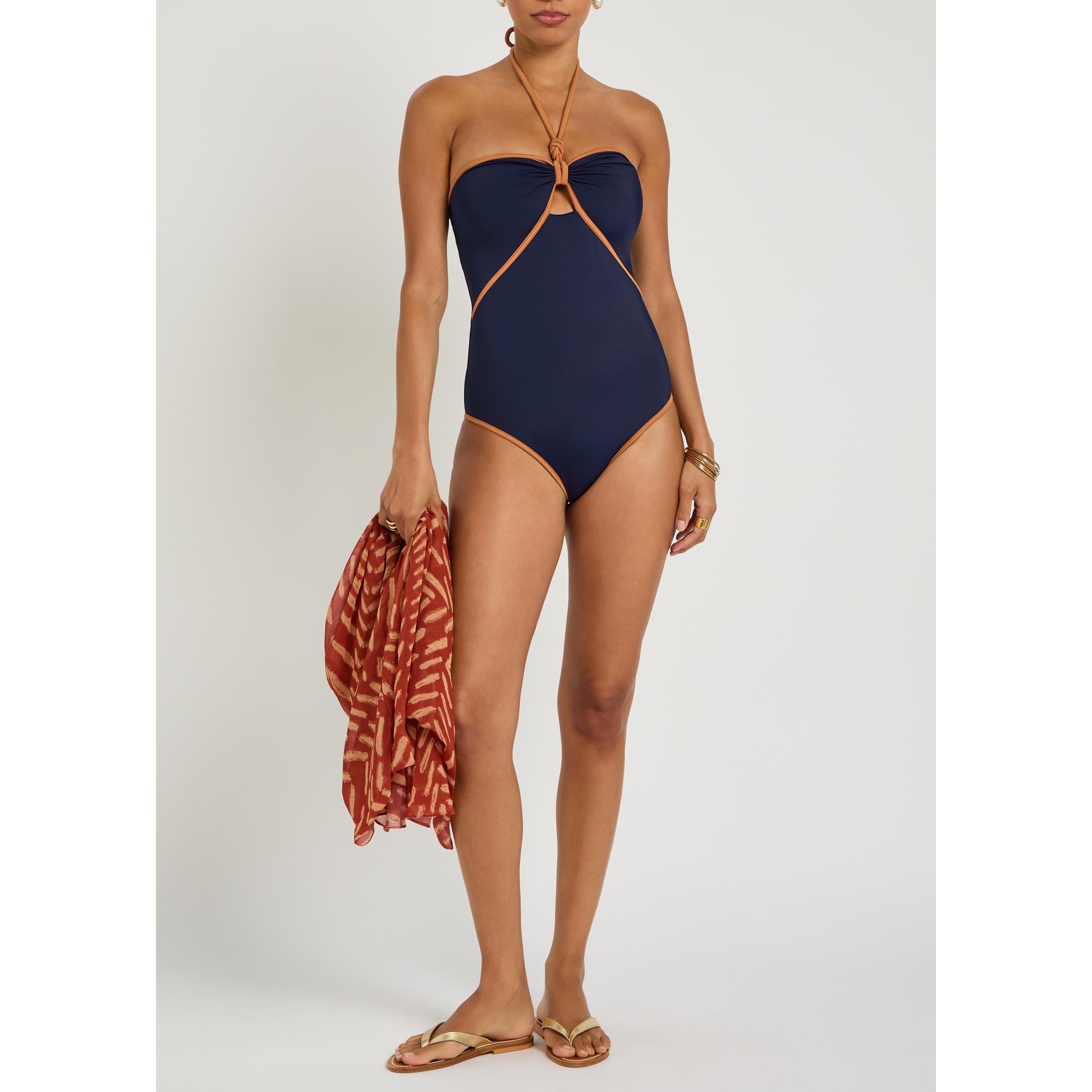 NAVY - Johanna Ortiz - SALT AND SADDLE ONEPIECE - 5