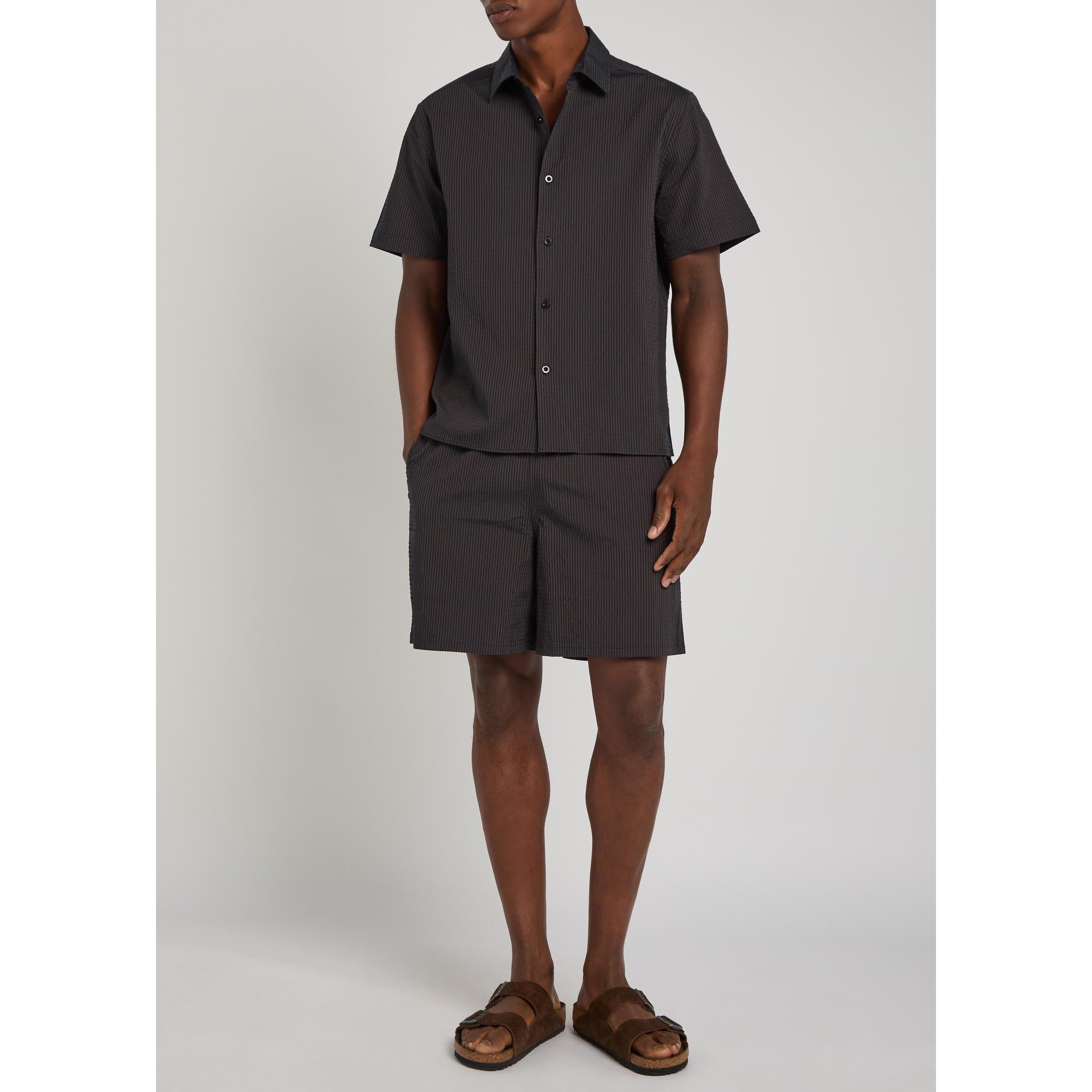 NAVY - Percival - PERCIVAL SSUCKER SWIMSHORTS - 5