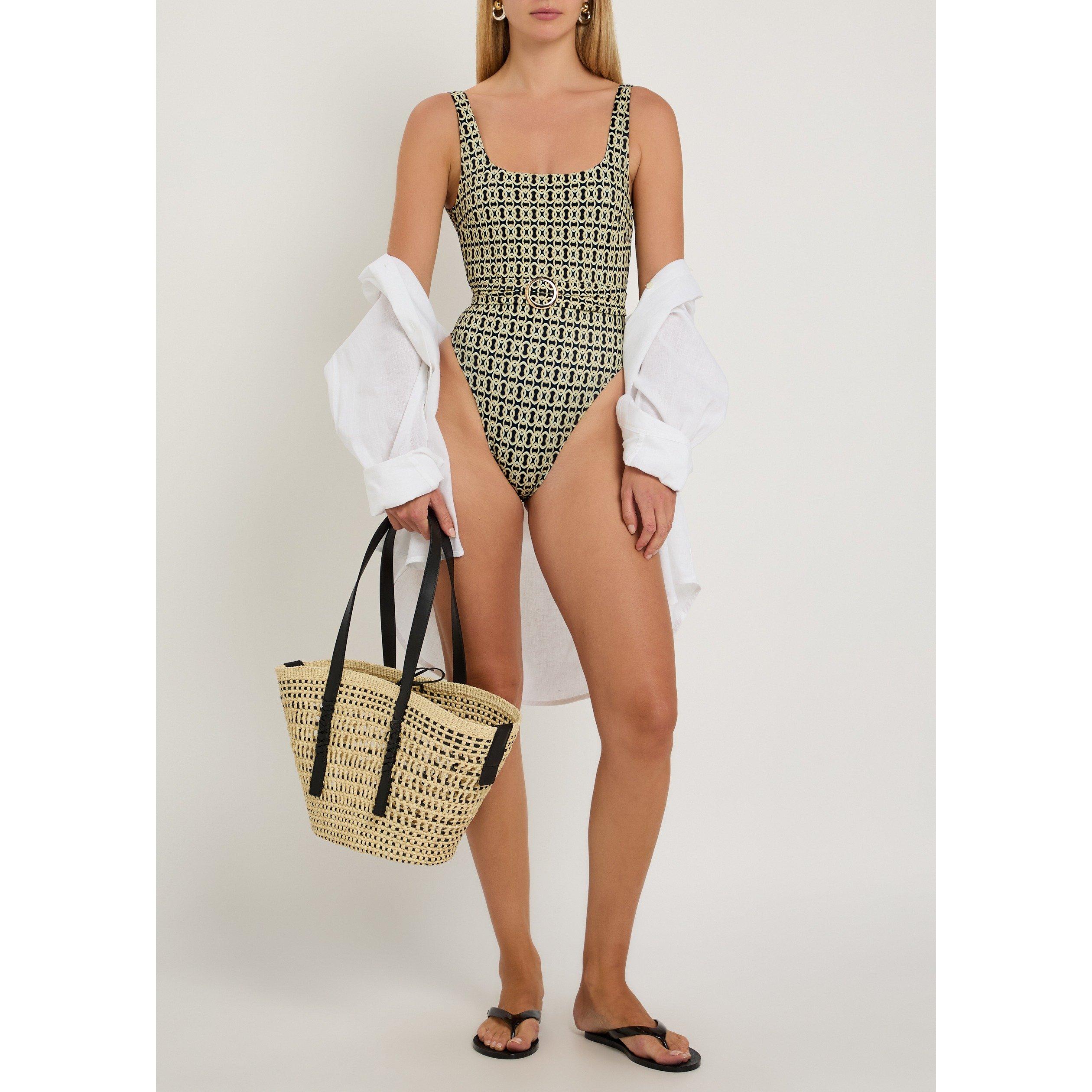 NAVY AND OTHER - Away That Day - SS CANNES PRINTED ONE PIECE SW - 5