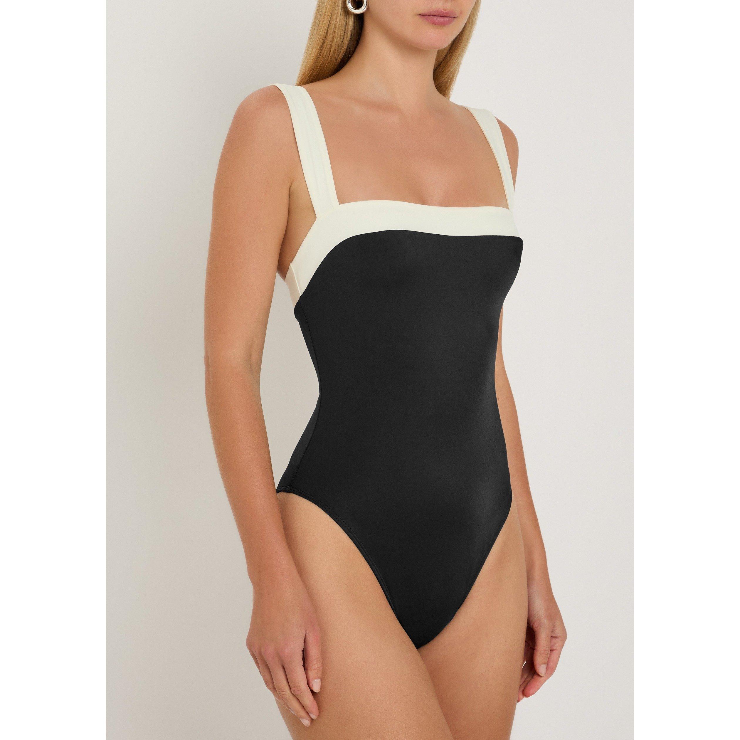 BLACK AND WHITE - Away That Day - SS GRENADA ONE PIECE SWIMSUIT - 2