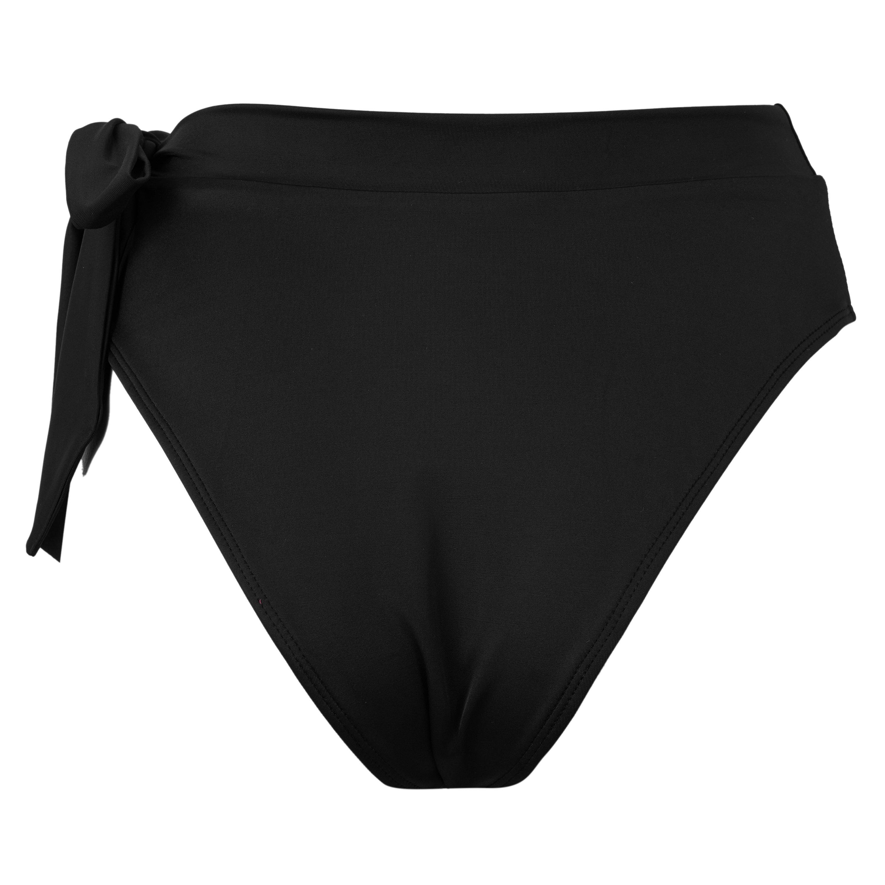 BLACK - Away That Day - Women's Tahiti High-Waisted Bikini Bottoms - 2
