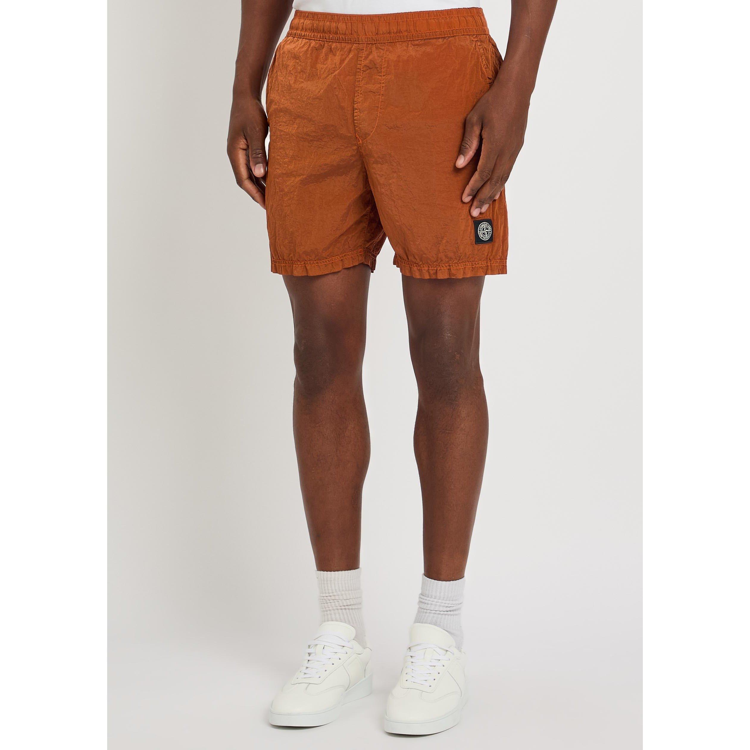 ORANGE - Stone Island - Men's Swim Shorts - 2