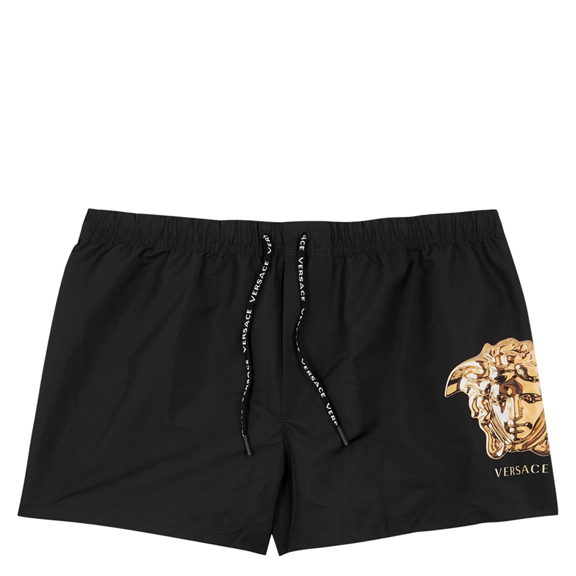 BLACK AND OTHER - Versace - VERSACE MEDUSA SWIM SHORTS - 1
