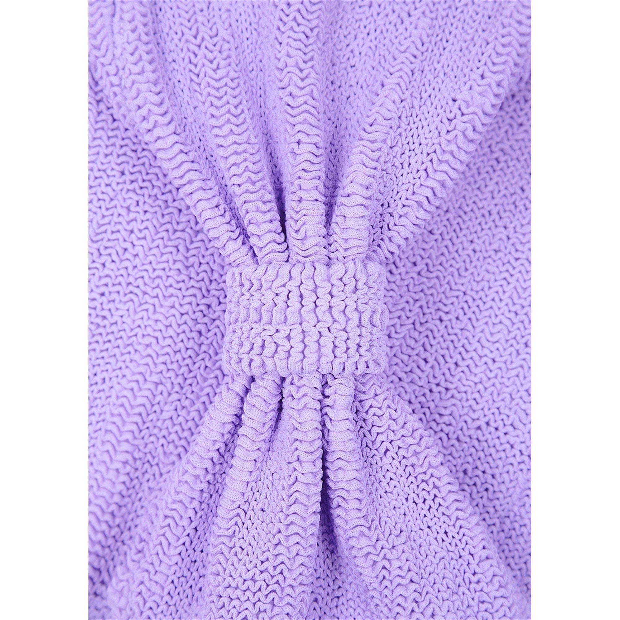 LILAC - Hunza G - Women's B Jean Top and Briefs Bikini Set - 4