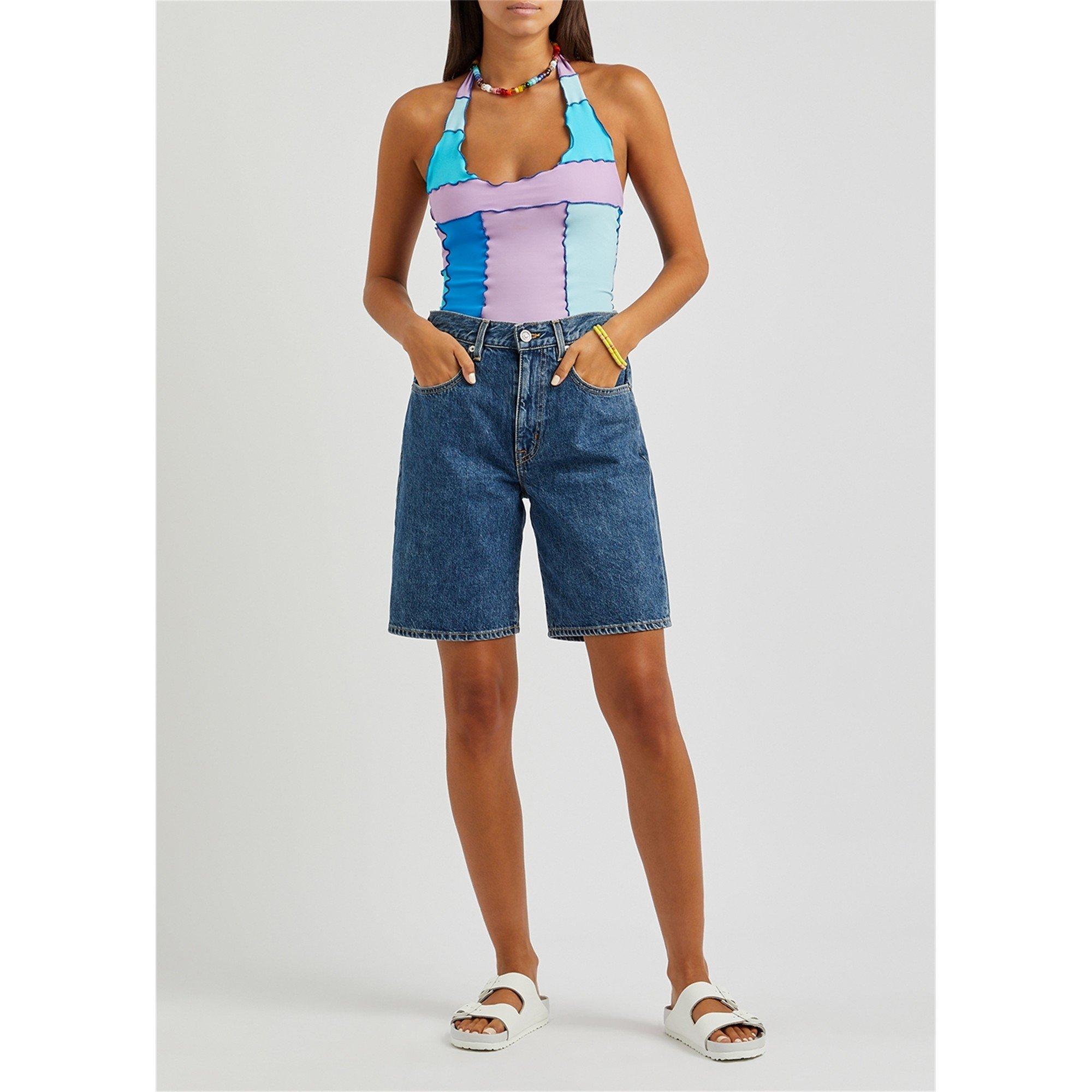BLUE AND OTHER - Sherris - T HALTER NECK TOP - 5