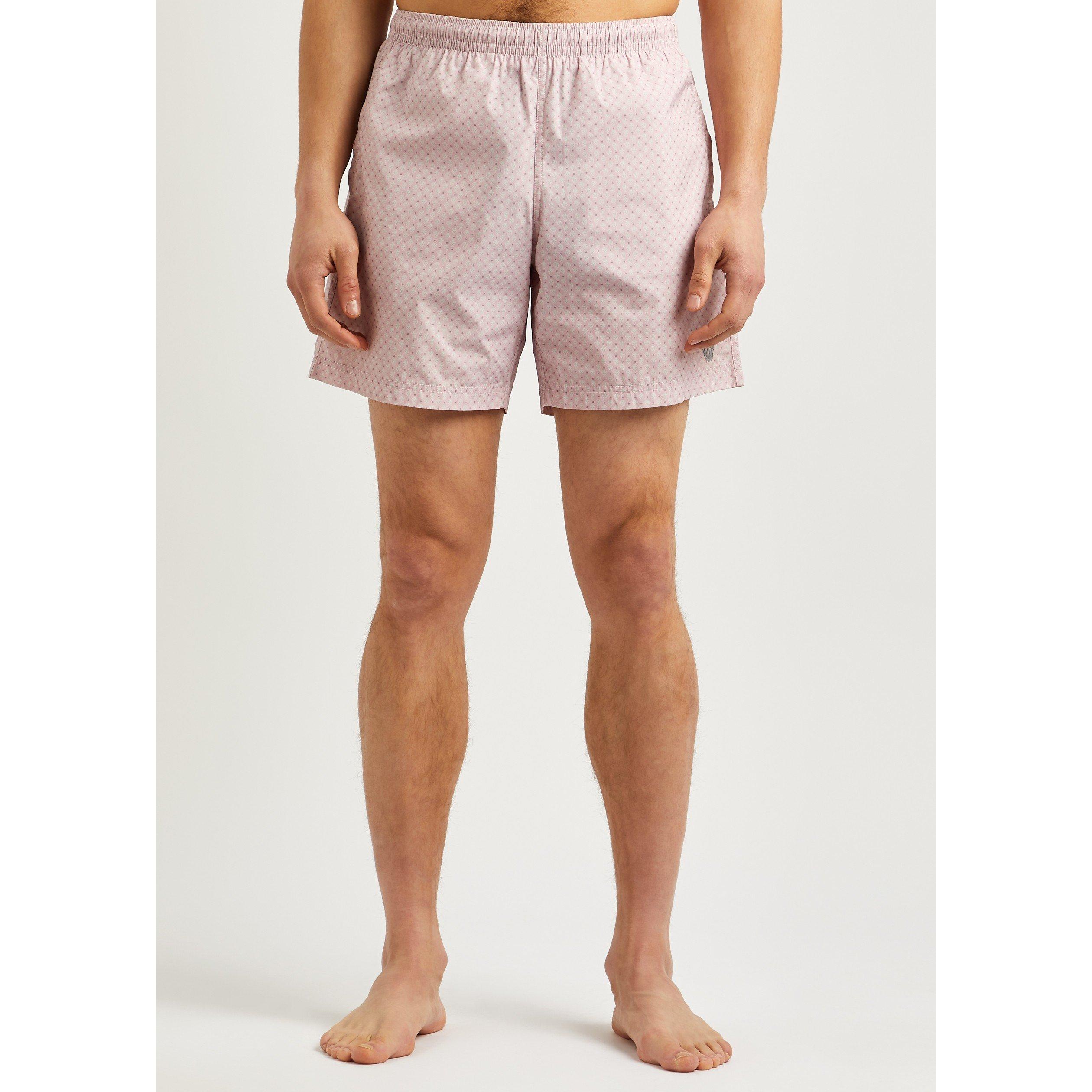 PINK AND OTHER - Alexander McQueen - Men's Dots Skull Swim Shorts - 2
