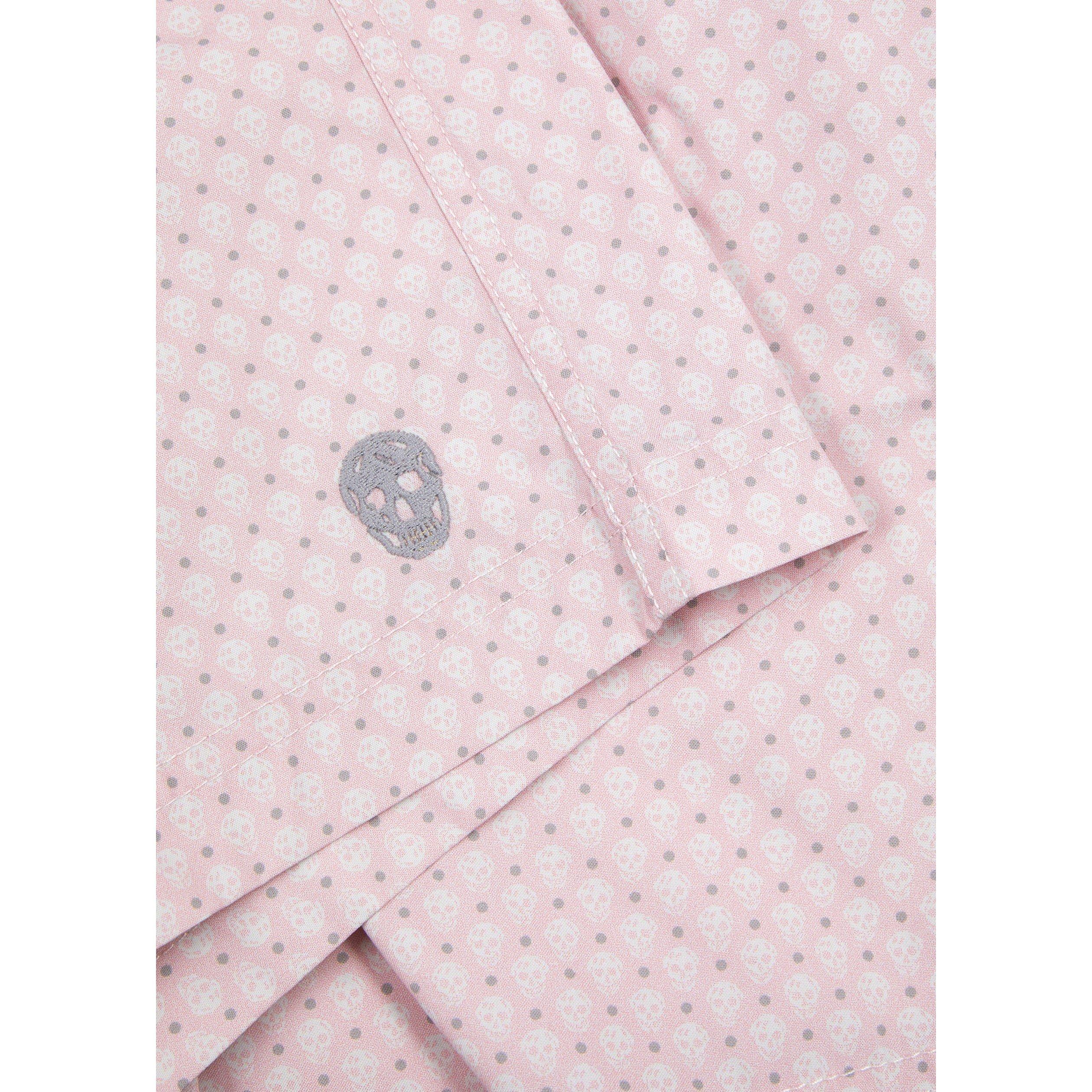 PINK AND OTHER - Alexander McQueen - Men's Dots Skull Swim Shorts - 4