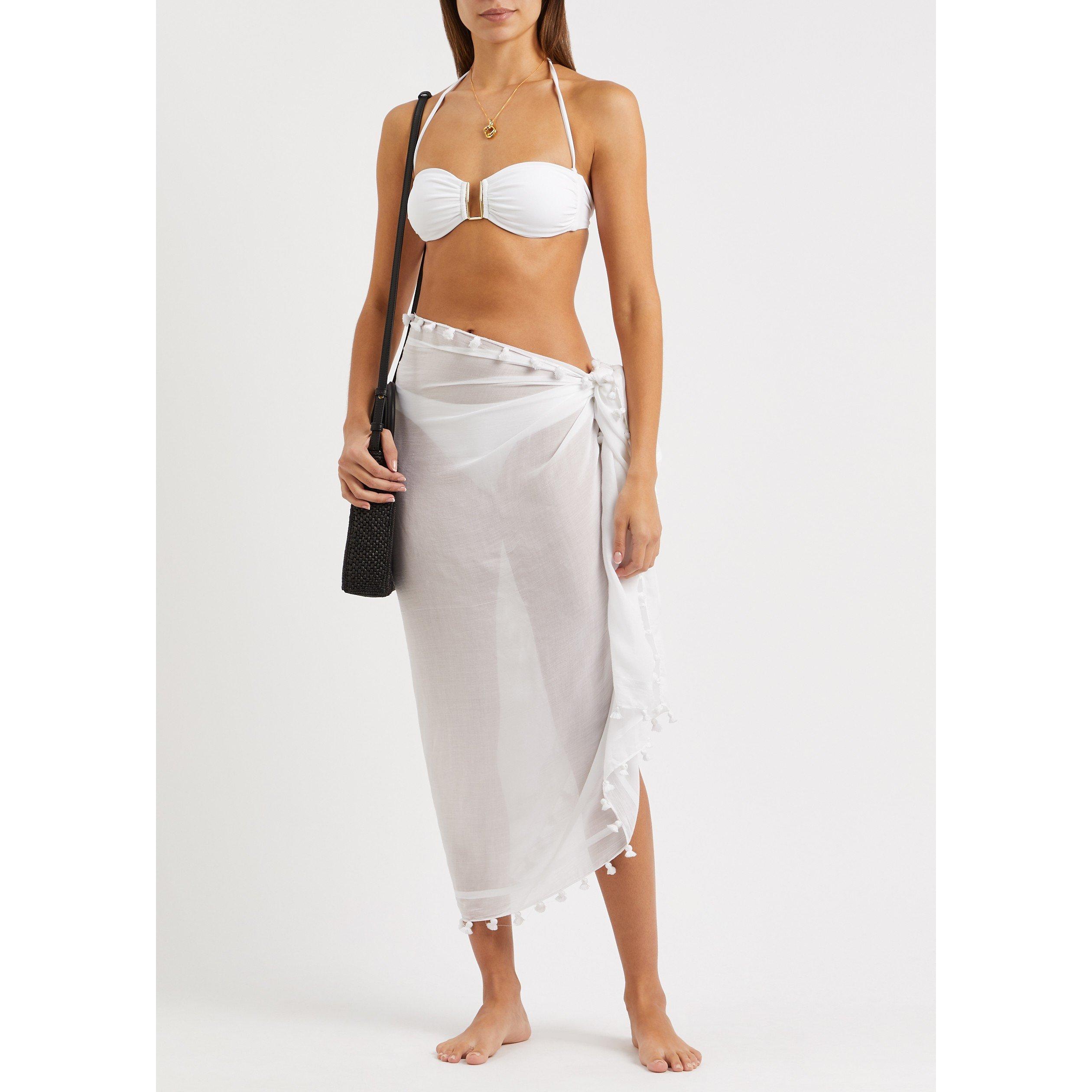 WHITE - Melissa Odabash - Women's Rayon Sarong - 5