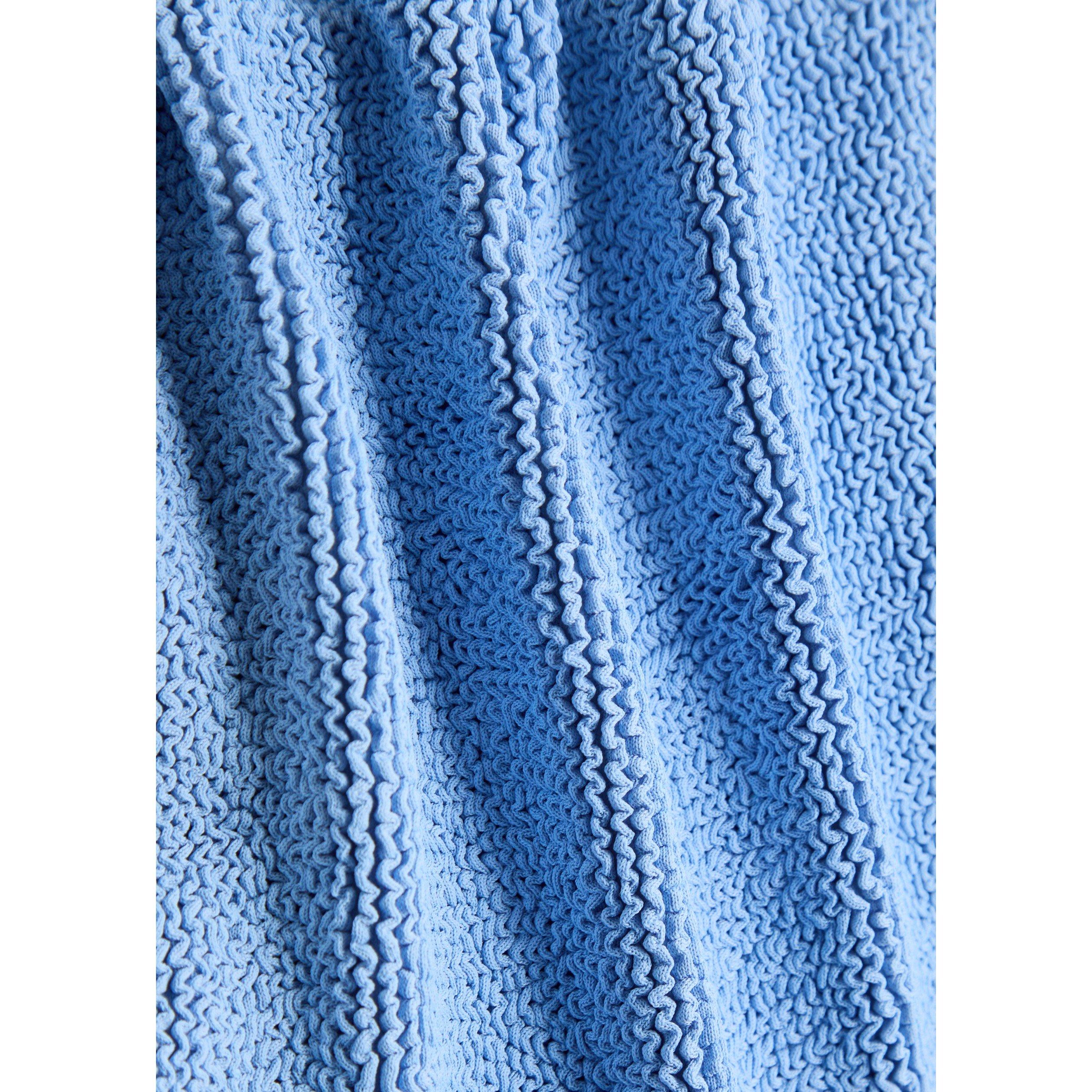 LIGHT BLUE - Hunza G - Women's Square Neck One-Piece Swimsuit - 4