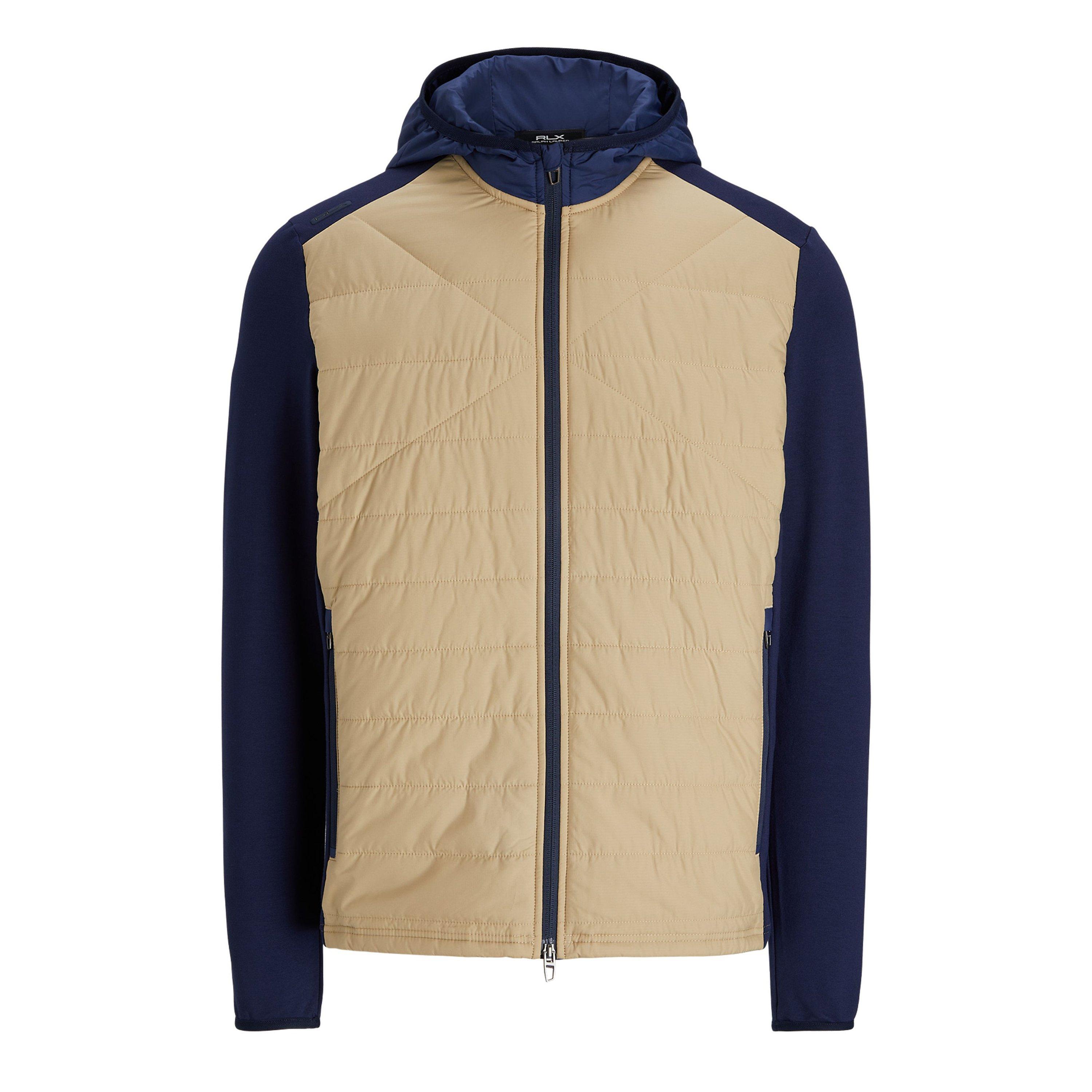 Classic Khaki - Polo Ralph Lauren - Men's Hybrid Hooded Long Sleeve Performance Golf Jacket - 1