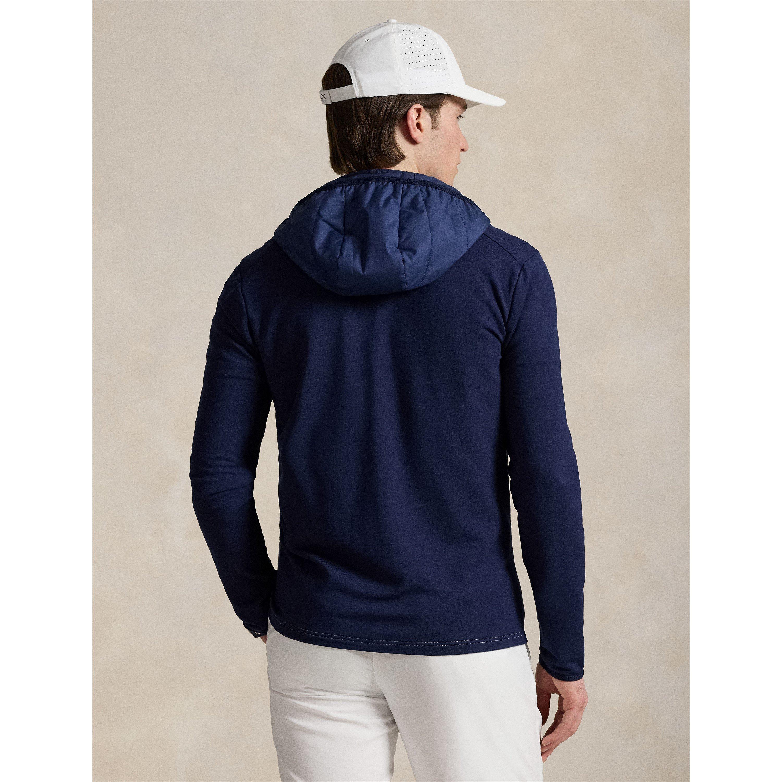 Classic Khaki - Polo Ralph Lauren - Men's Hybrid Hooded Long Sleeve Performance Golf Jacket - 4