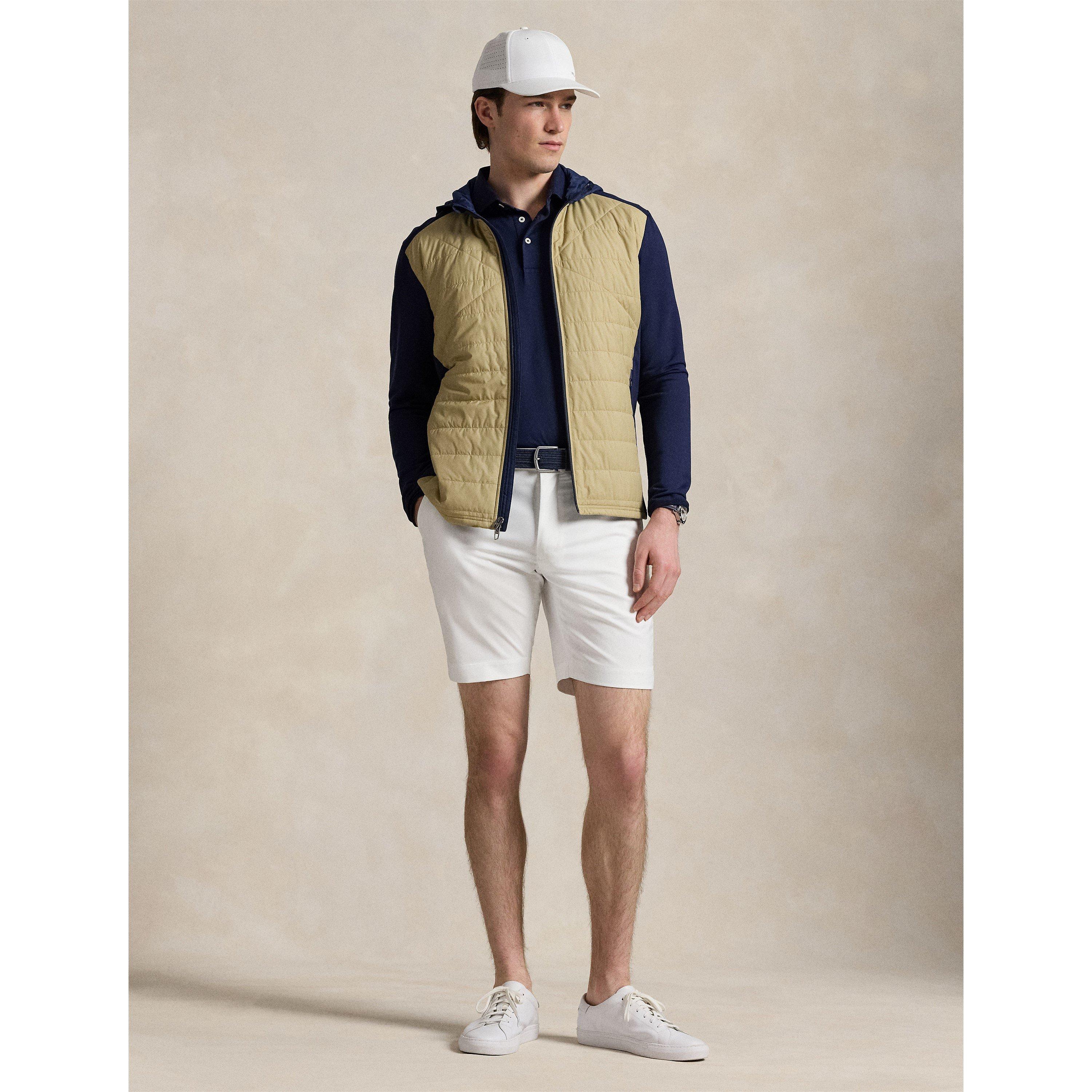 Classic Khaki - Polo Ralph Lauren - Men's Hybrid Hooded Long Sleeve Performance Golf Jacket - 6