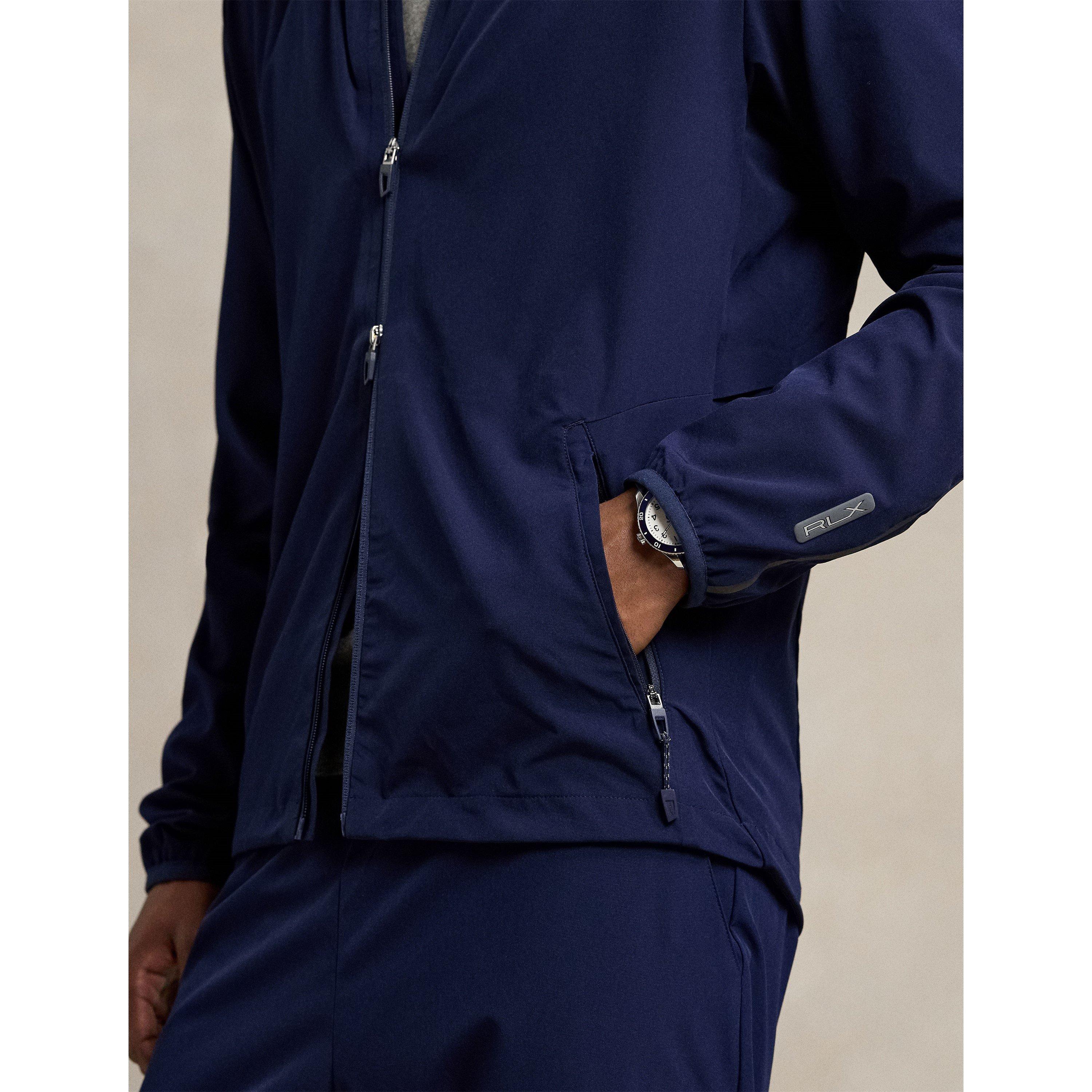 Refined Navy - Polo Ralph Lauren - Men's RLX Water Resistant Long Sleeve Performance Golf Jacket - 5