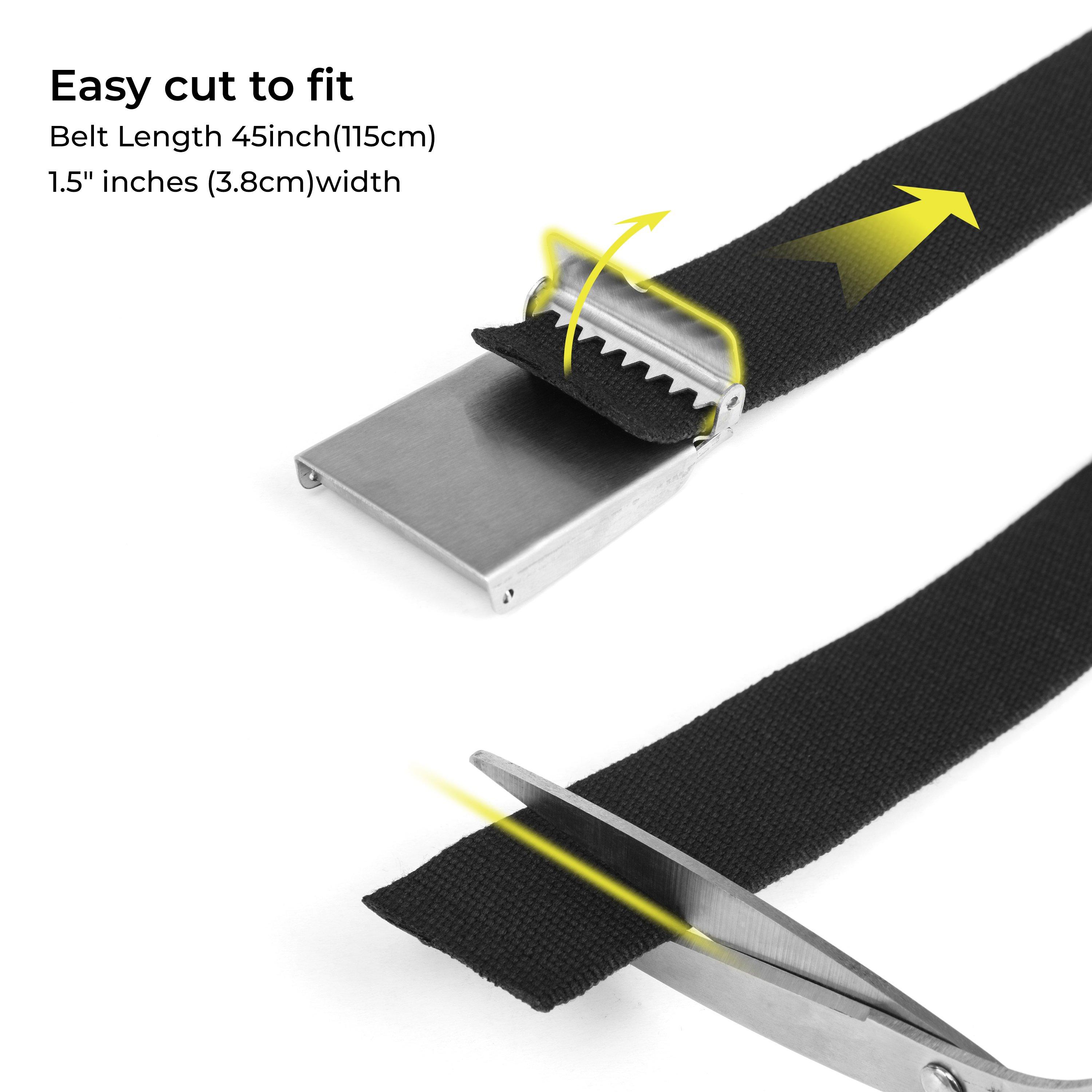 Black - Slazenger - Classic Webbed Belt - 3