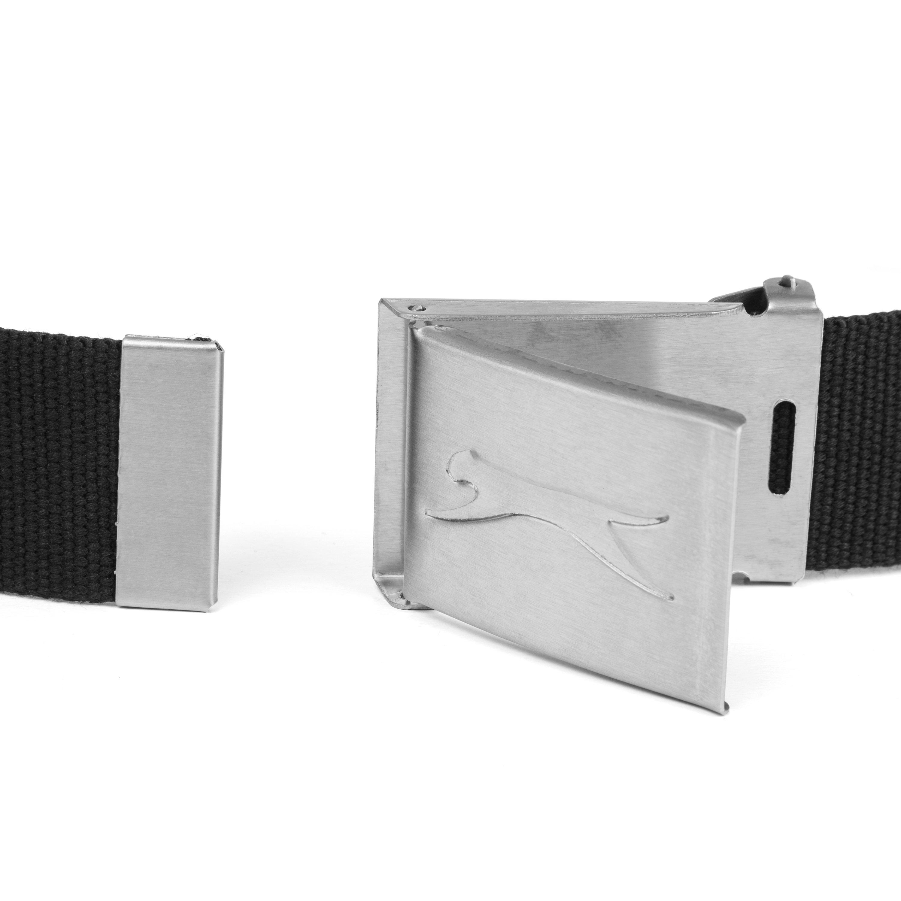 Black - Slazenger - Classic Webbed Belt - 4