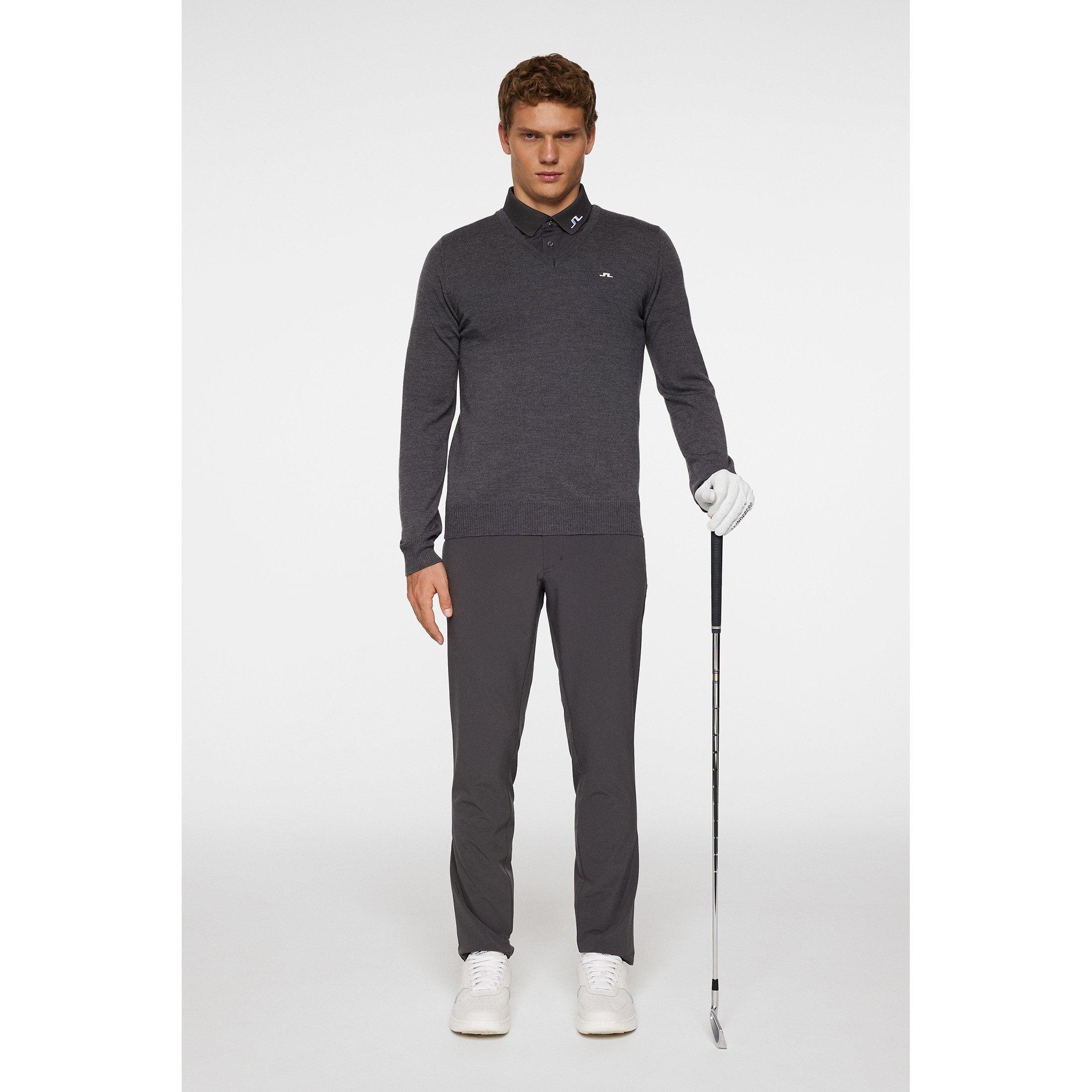 Grey Melange - J Lindeberg - J.Lind Lymn Knit Swt Sn62 - 4