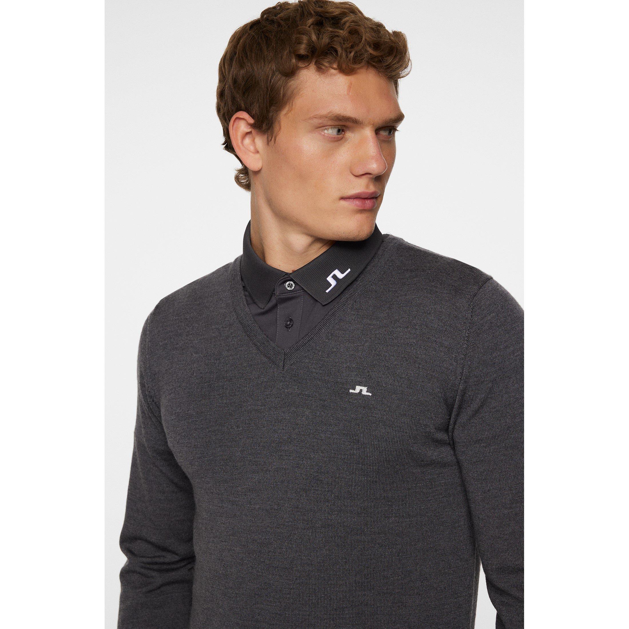 Grey Melange - J Lindeberg - J.Lind Lymn Knit Swt Sn62 - 5