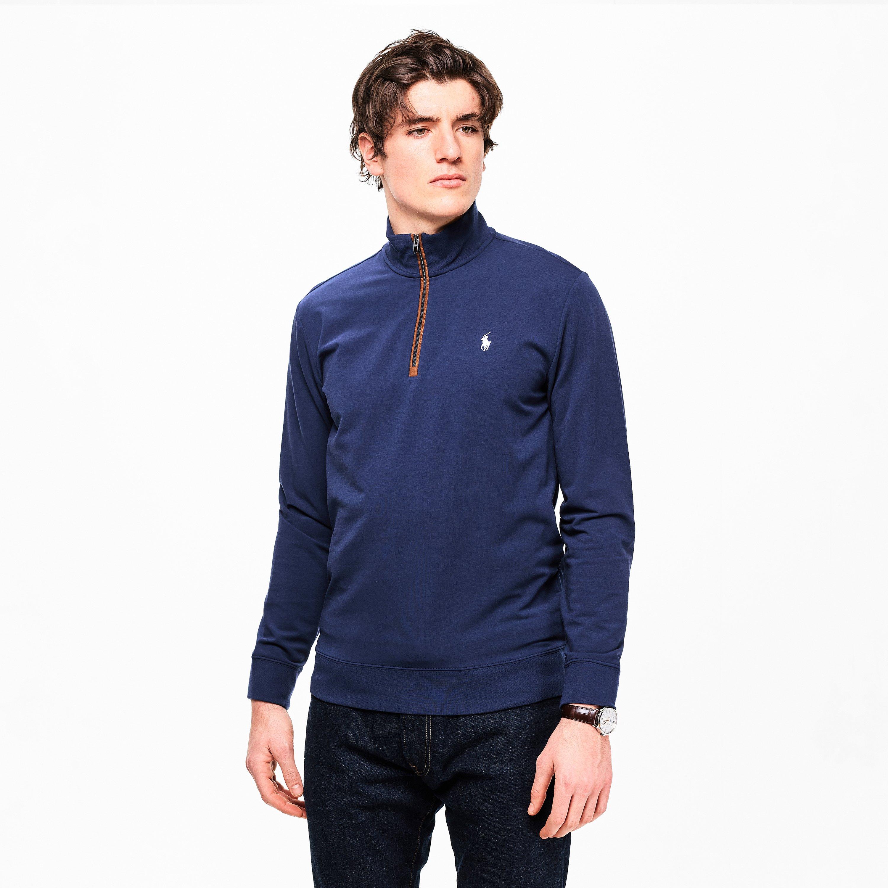 Refined Navy - Polo Ralph Lauren - Men's Terry Pullover Jumper - 3