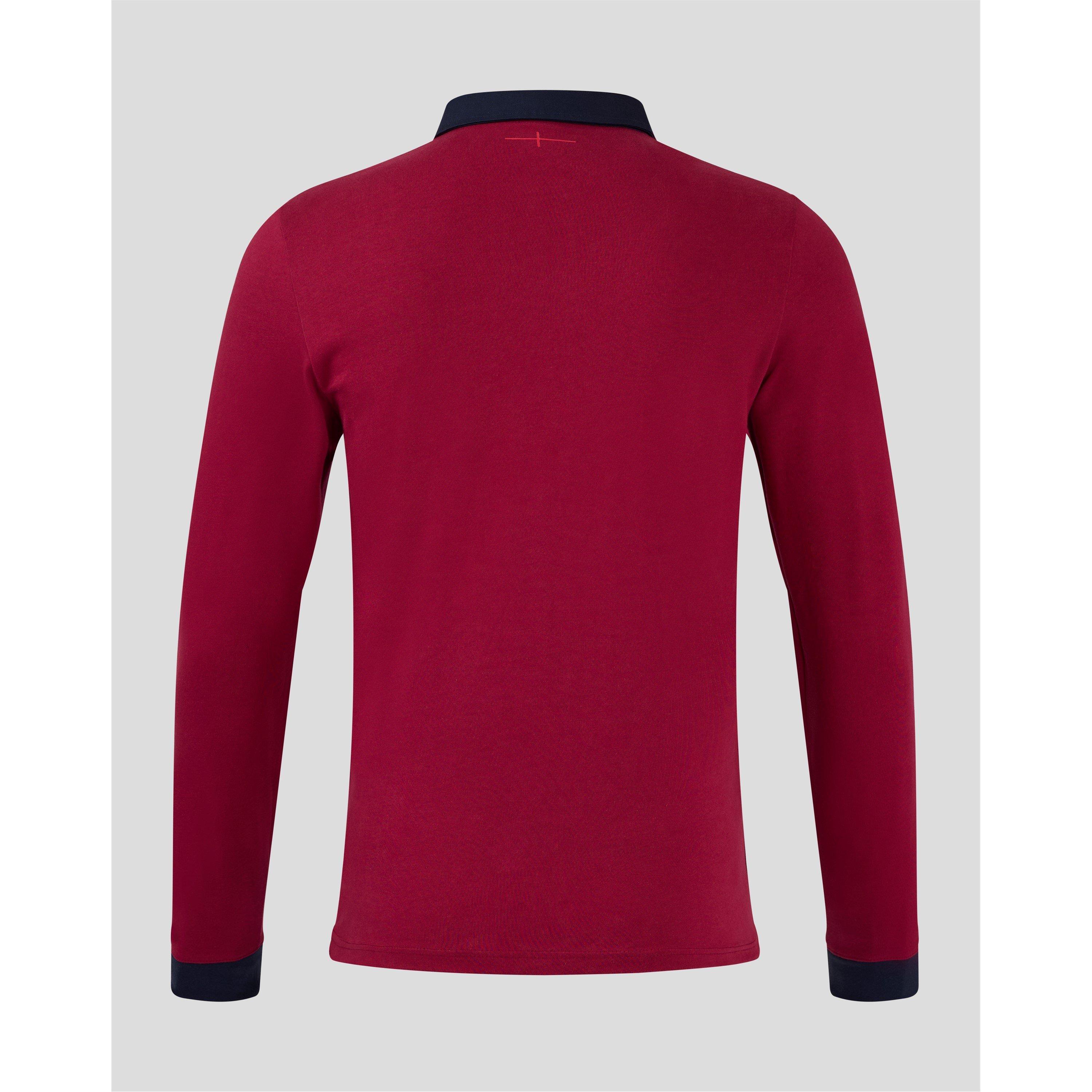 Red - Umbro - England Rugby Alternate Classic Long Sleeve Shirt 2024 Womens - 2