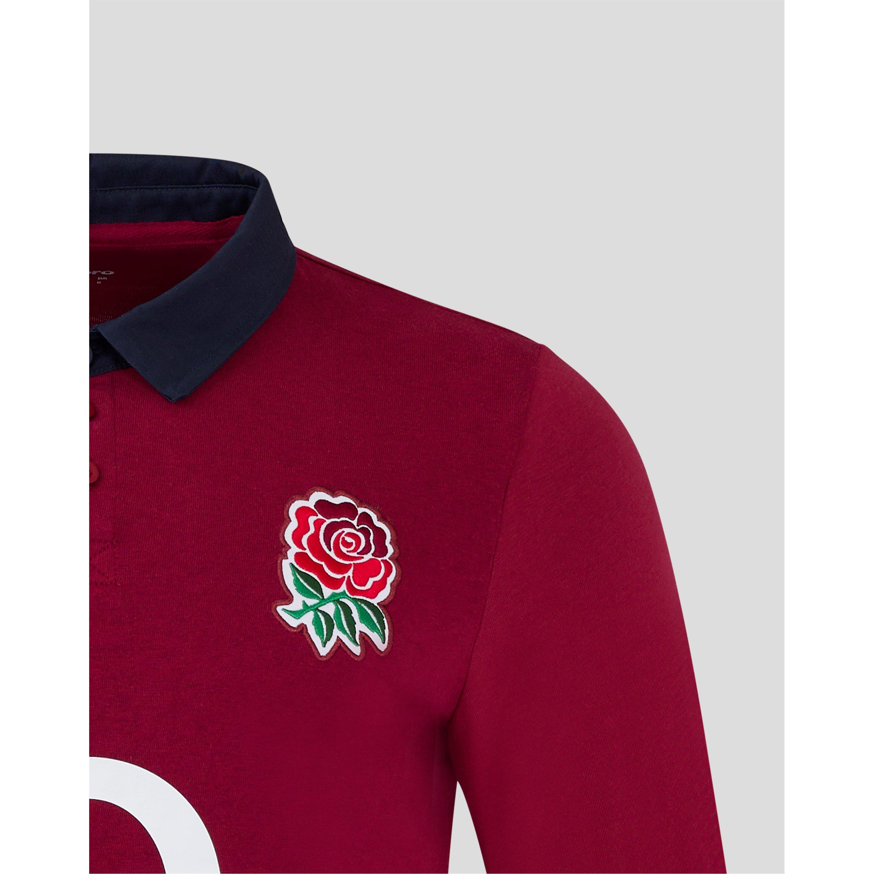 Red - Umbro - England Rugby Alternate Classic Long Sleeve Shirt 2024 Womens - 4